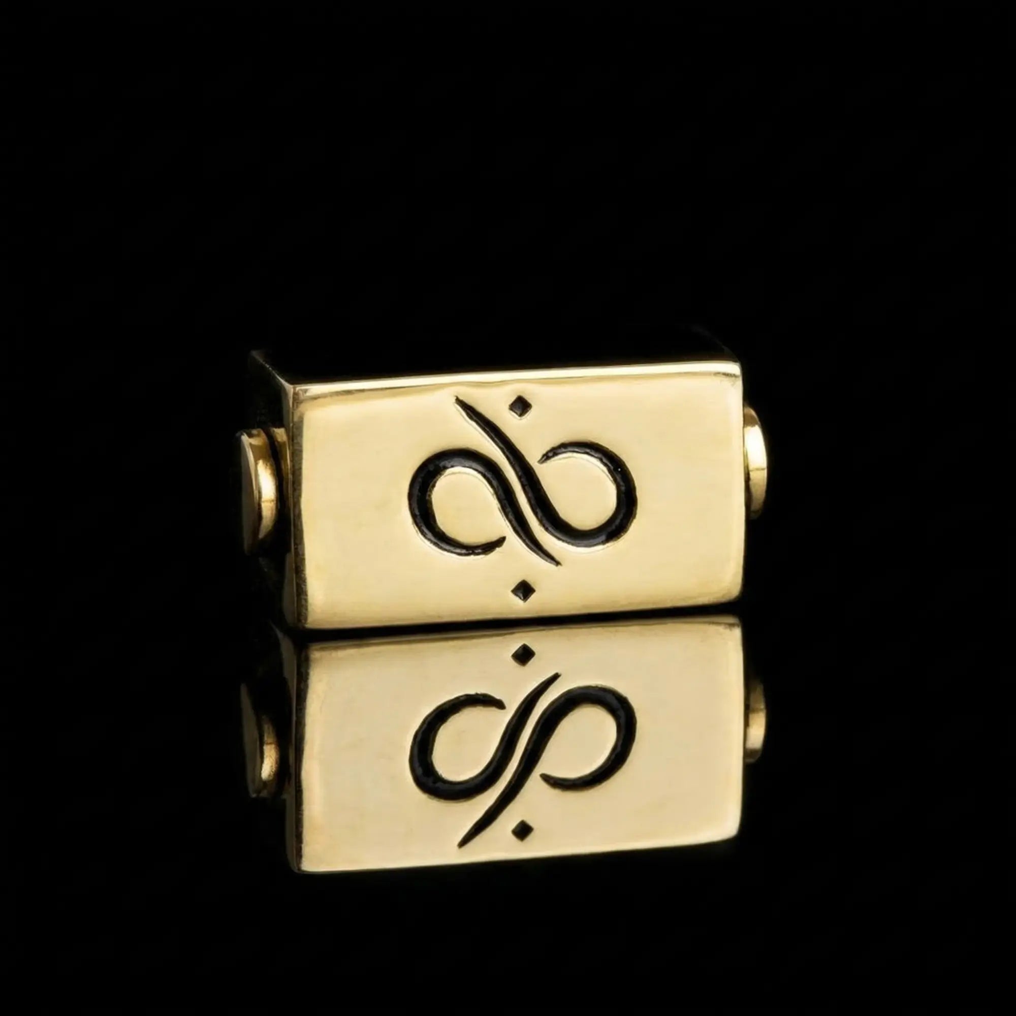 Matte Onyx Gold Vermeil Bracelet I (10mm)