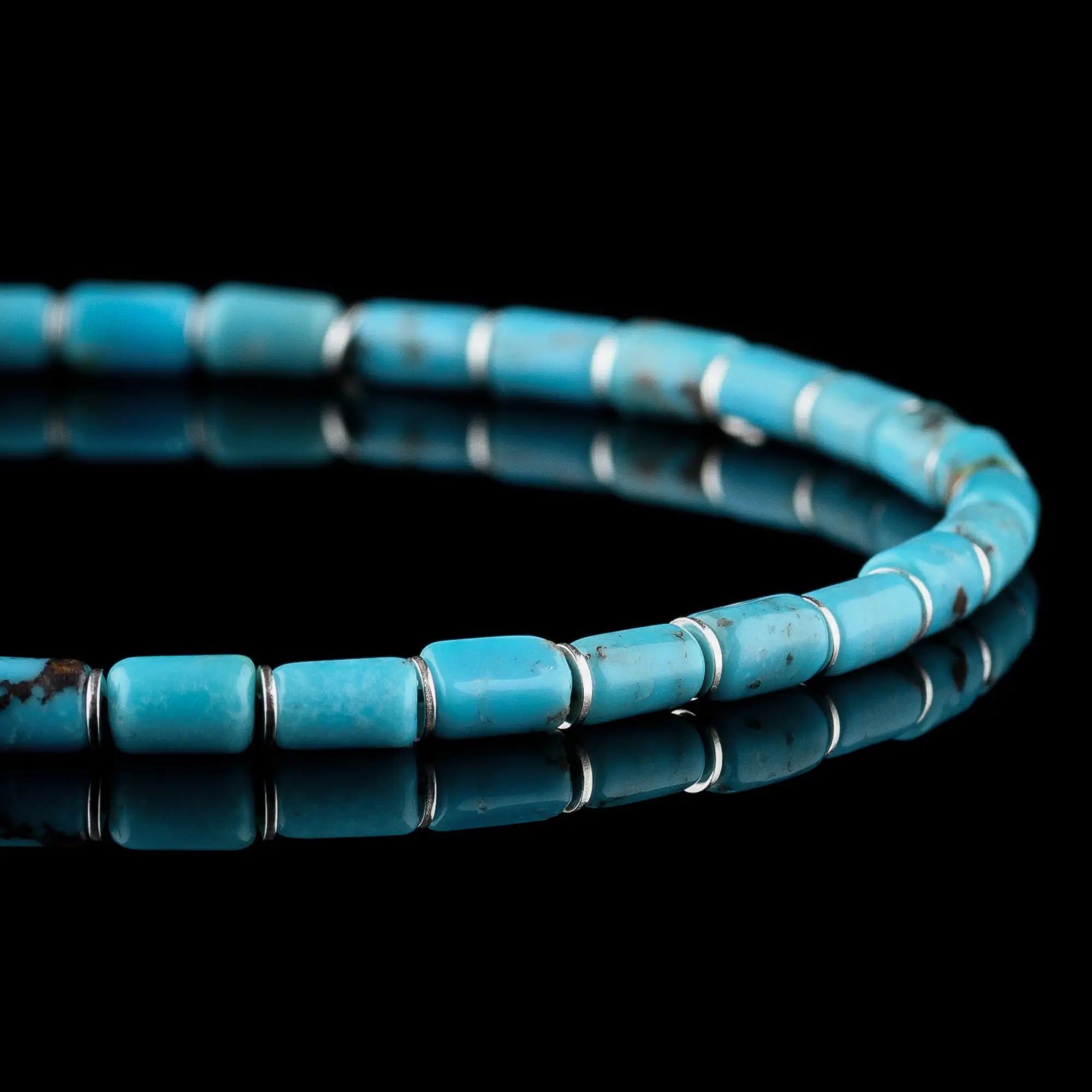 Arizona Blue Turquoise Bracelet II (3mm)