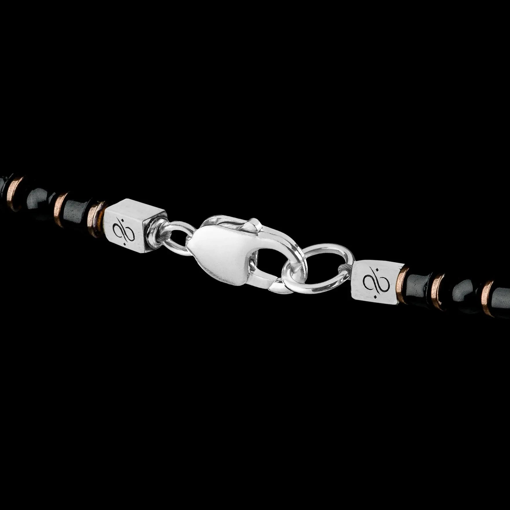 Black Onyx Necklace V (4mm)