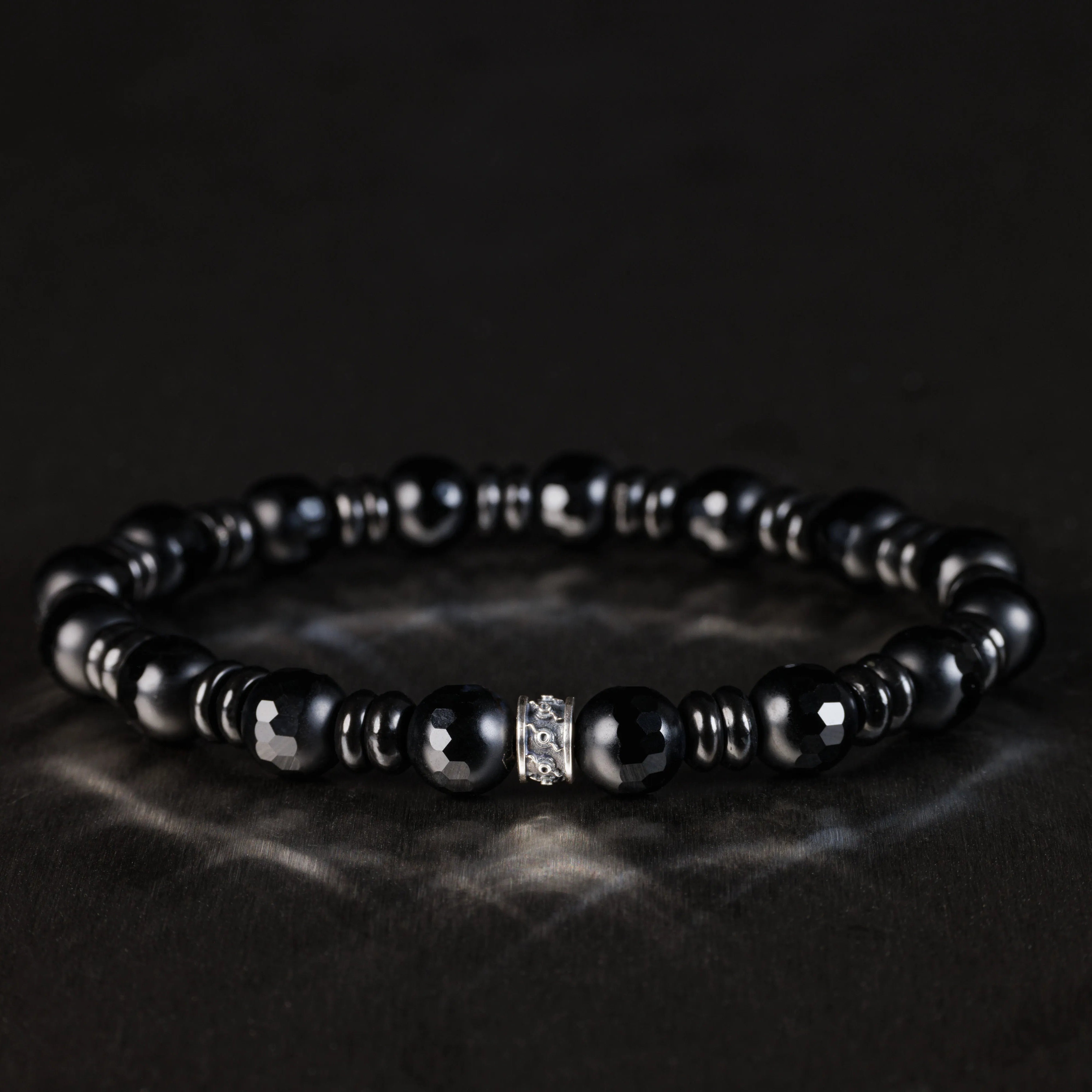 Black Onyx - Shungite Bracelet I (6-8mm)