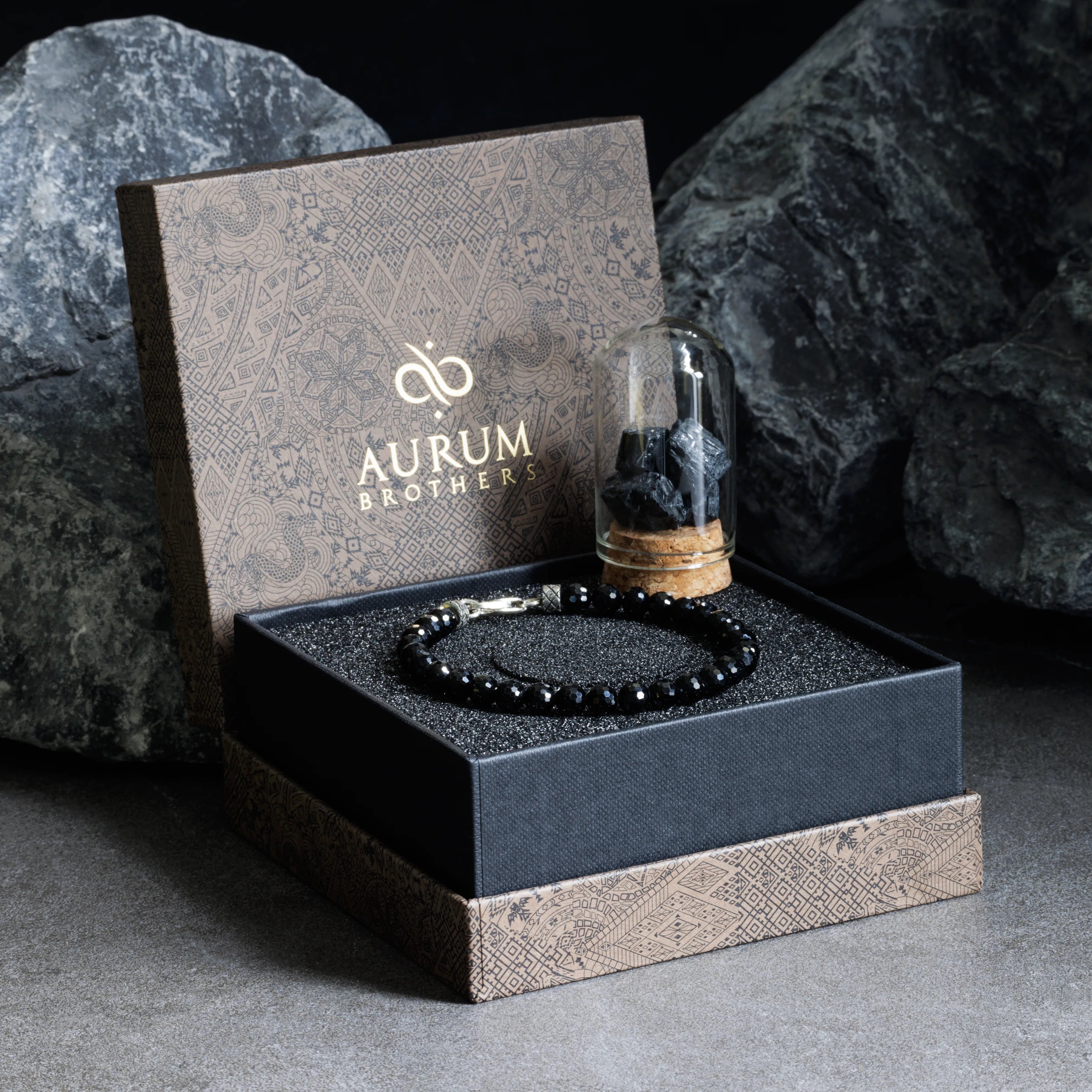 Black Spinel Bracelet II (6mm)