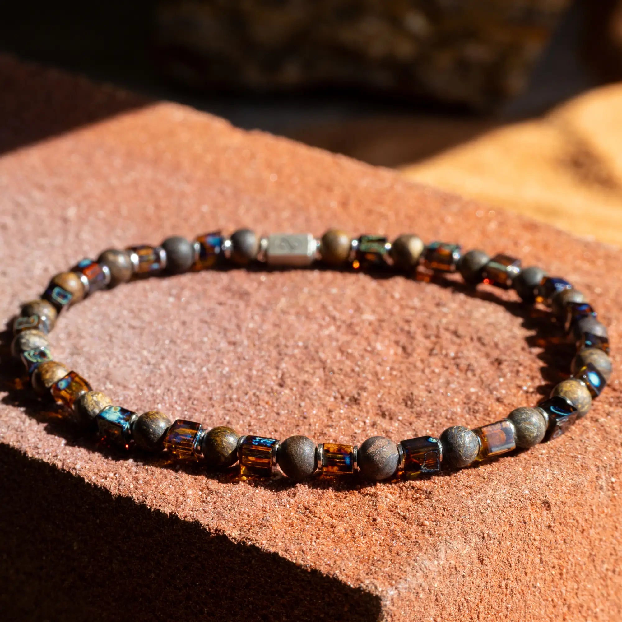 Bronzite - Cube Bracelet II (4mm)
