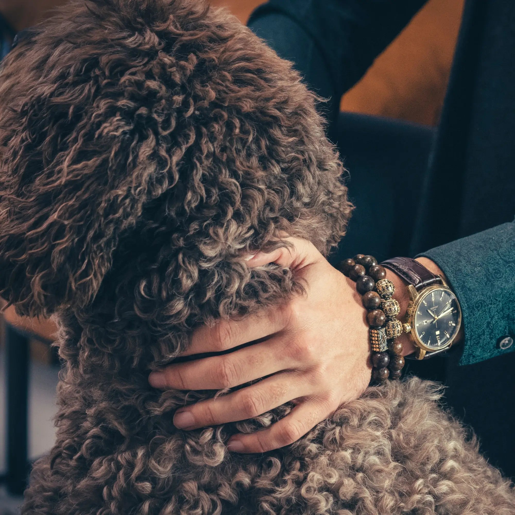 Bronzite Gold Bracelet I (12mm)