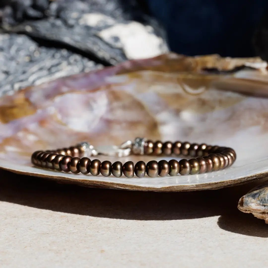 Brown Pearl Bracelet I (5-5.5mm)