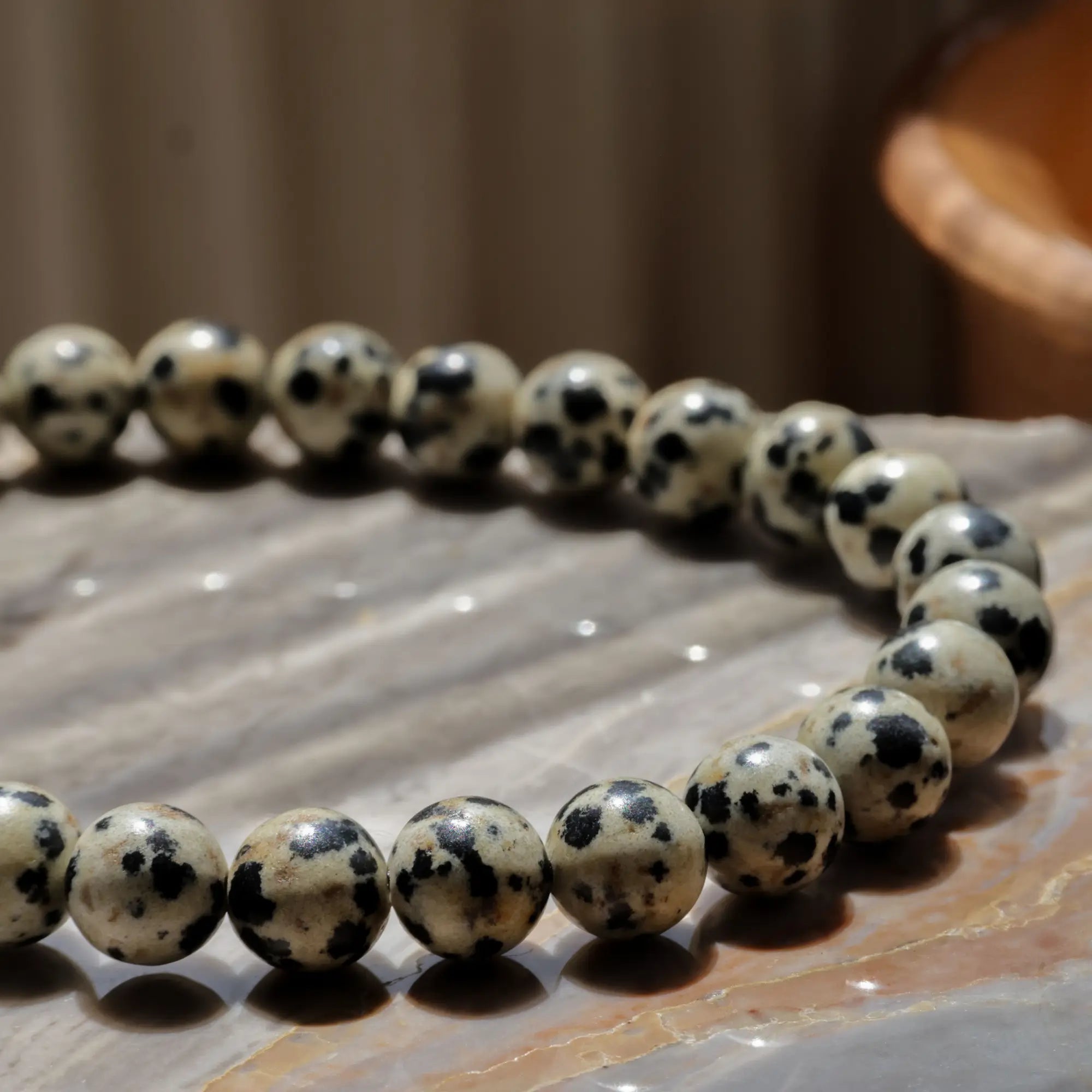 Dalmatian Jasper Bracelet I (8mm)