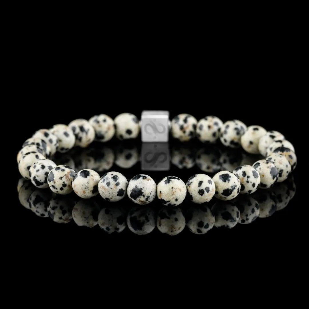 Dalmatian Jasper Bracelet I (8mm)