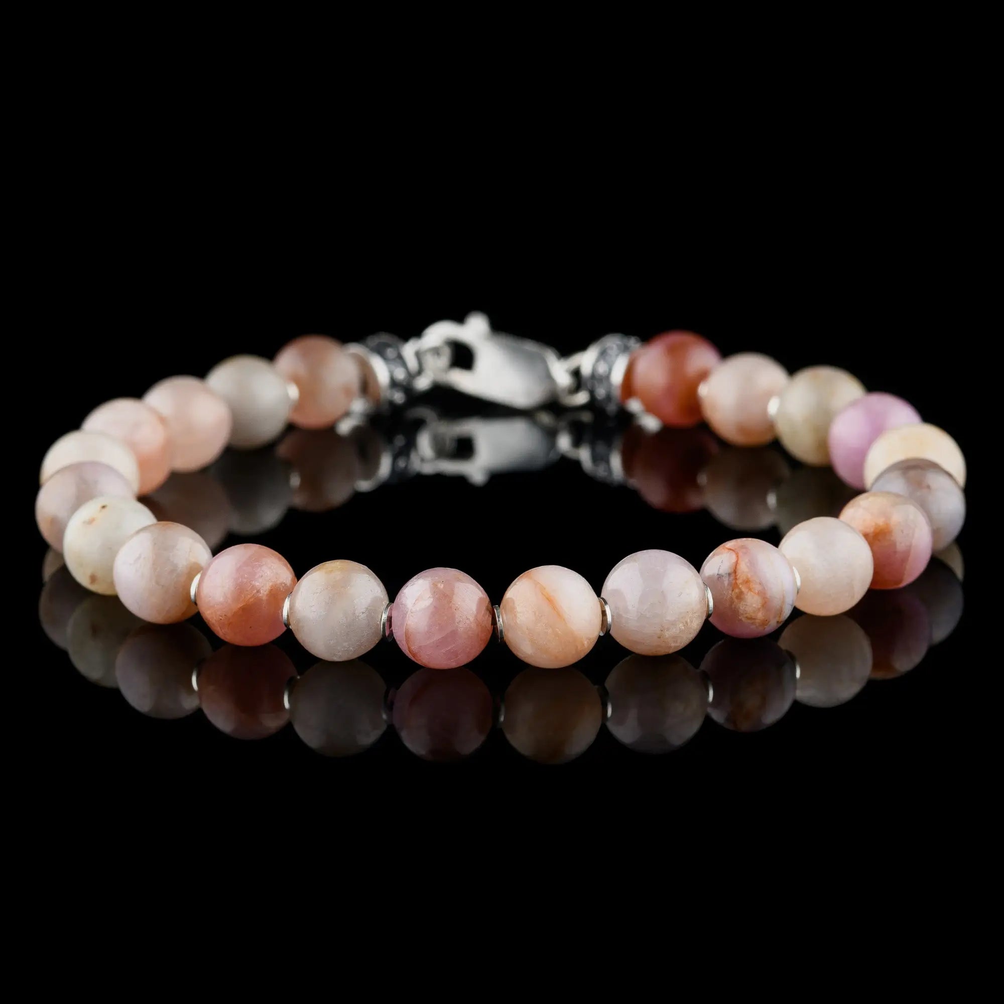 Fancy Salmon Sapphire Bracelet VII (8mm)