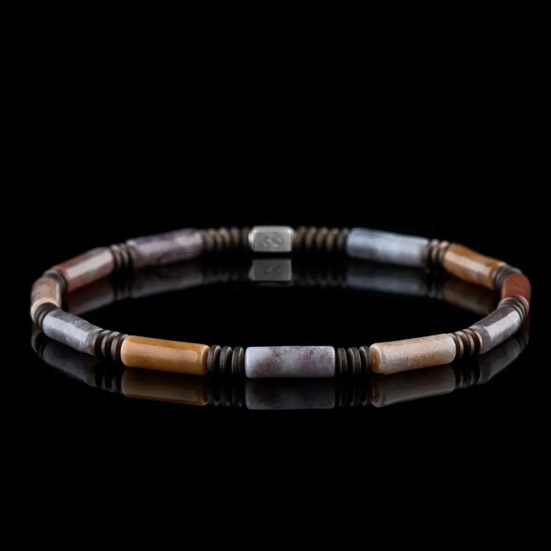 Indian Agate Bracelet VI (4mm)