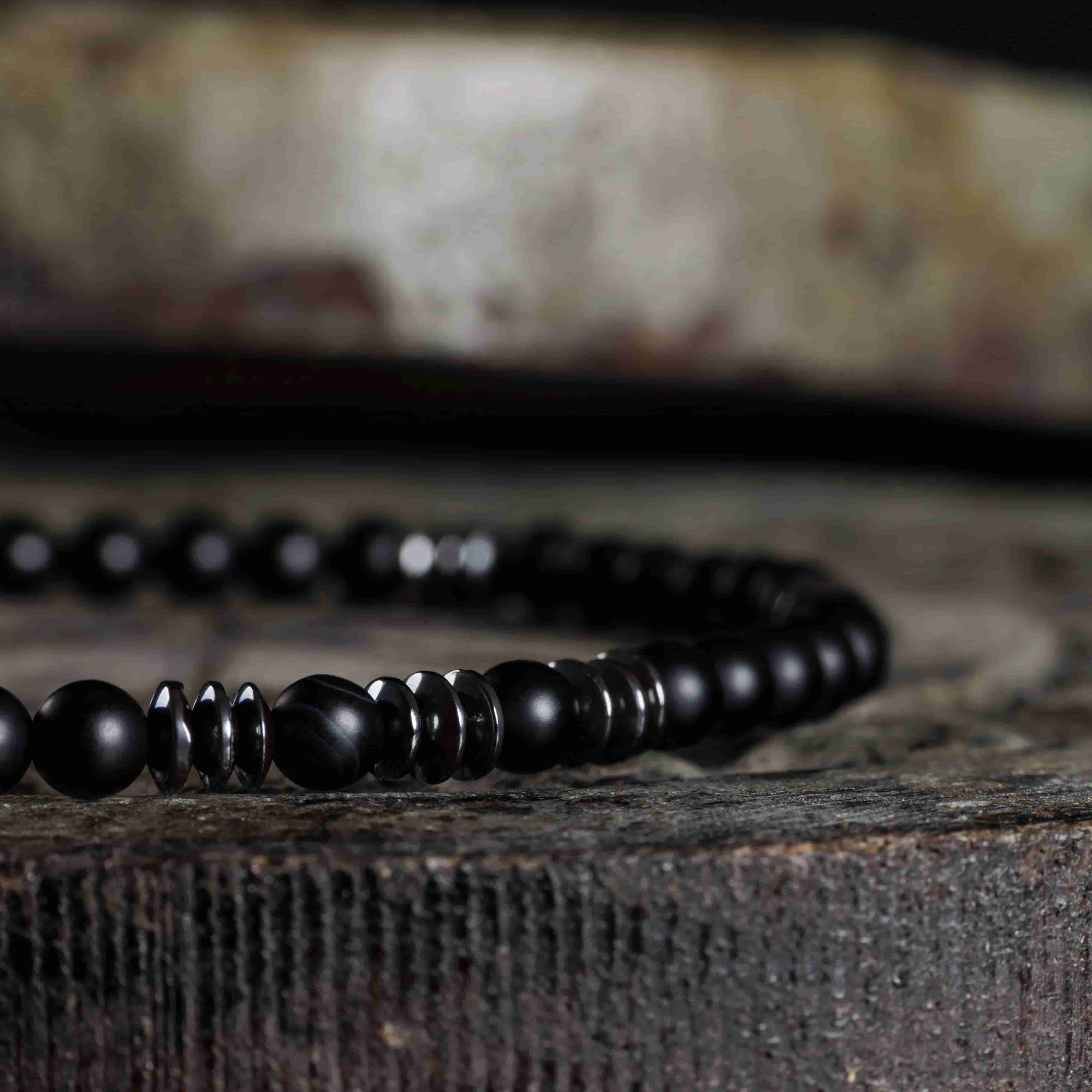 Matte Black Onyx Bracelet (4mm)