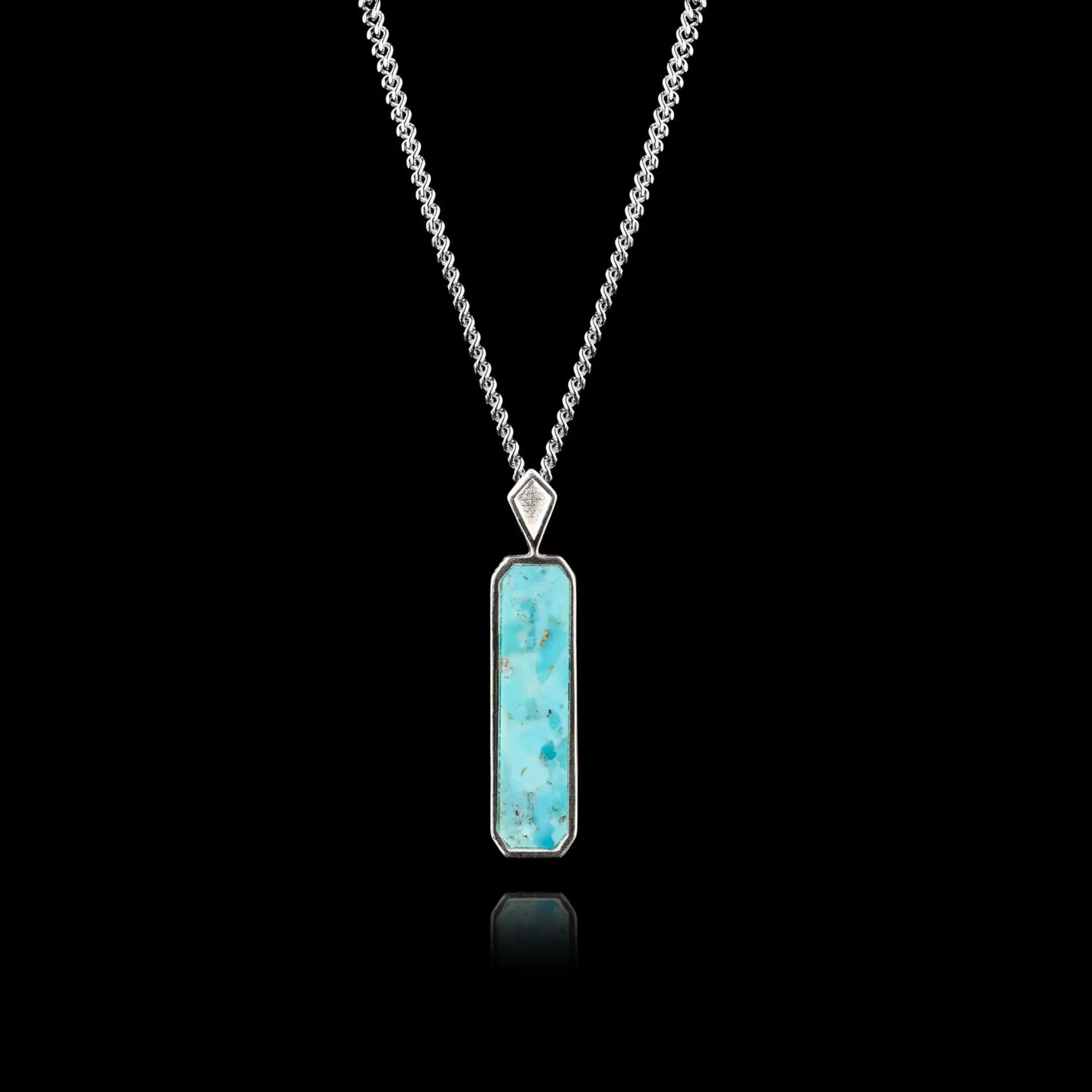Mohave Turquoise Bar Pendant I