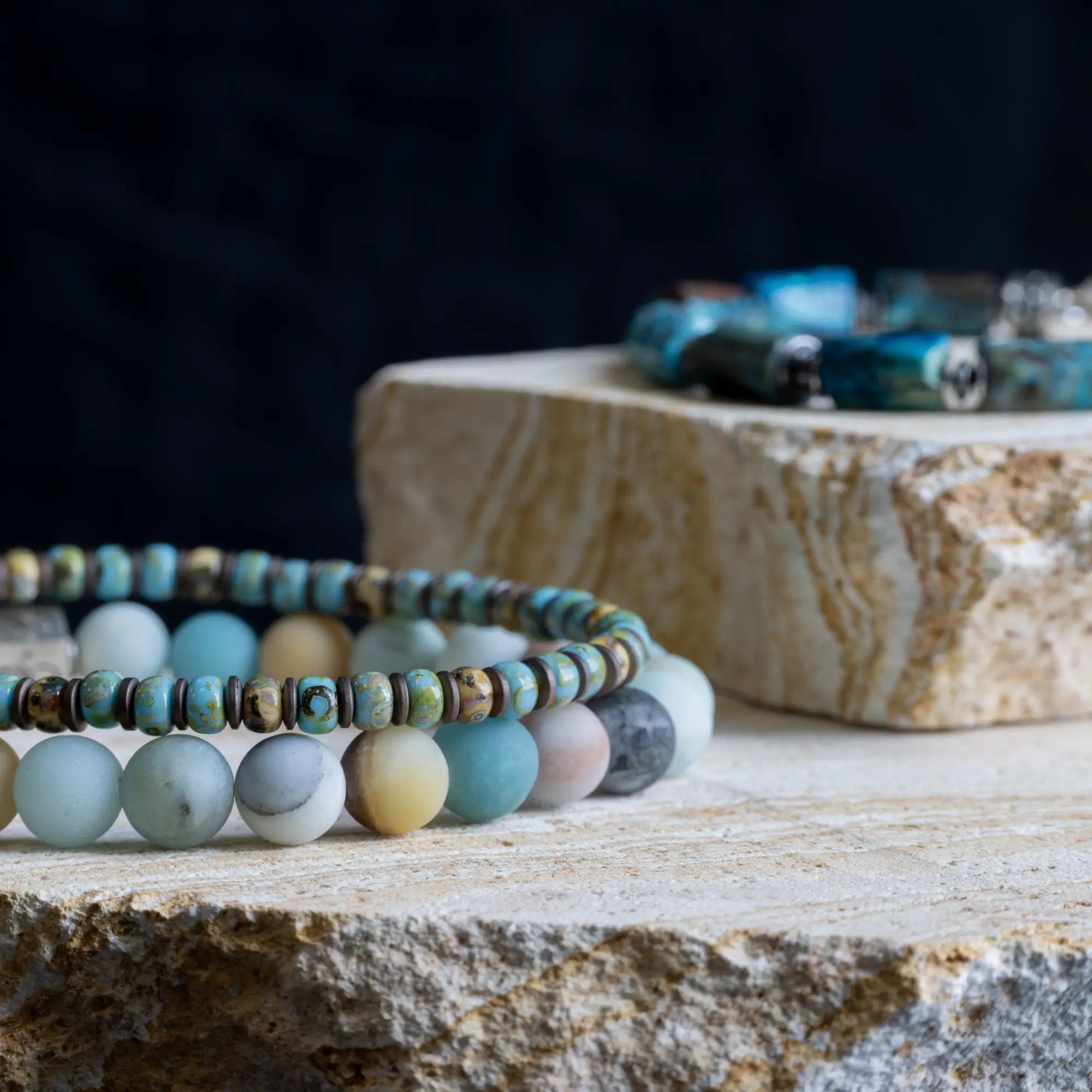 Multicolor Green Amazonite Bracelet I (8mm)