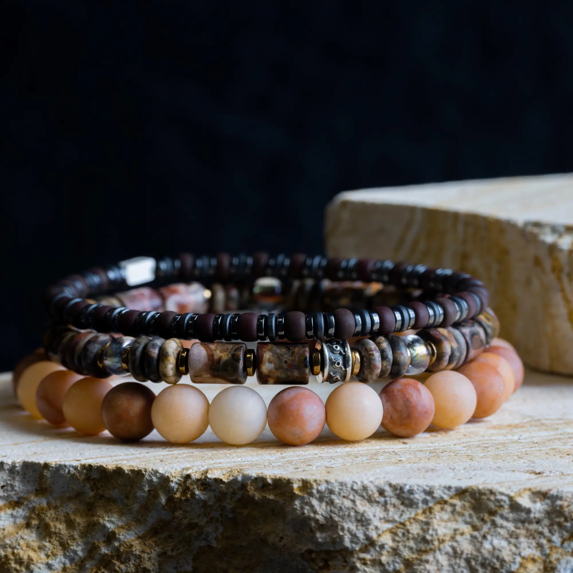 Red Leopard Skin Jasper Bracelet II (6mm)