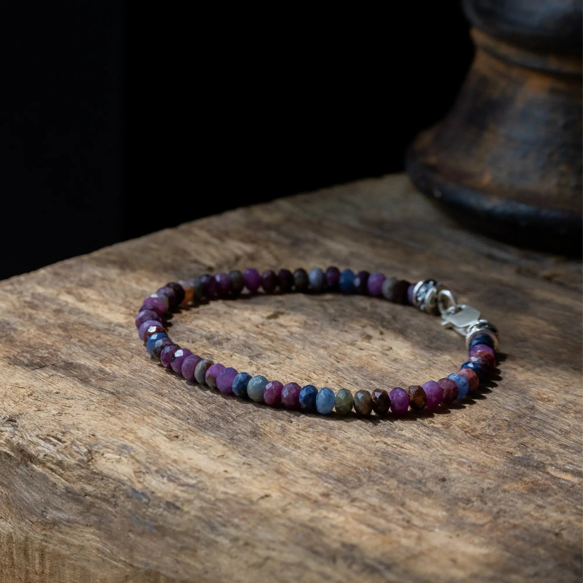 Multicolor Sapphire-Ruby bracelet I (5mm)