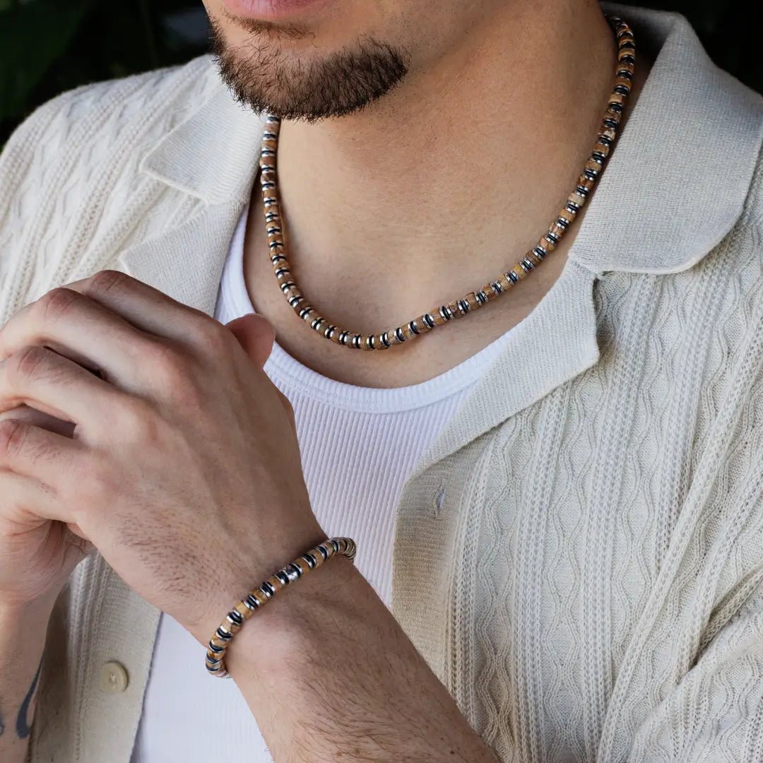 Landscape Jasper Necklace VII (6mm)