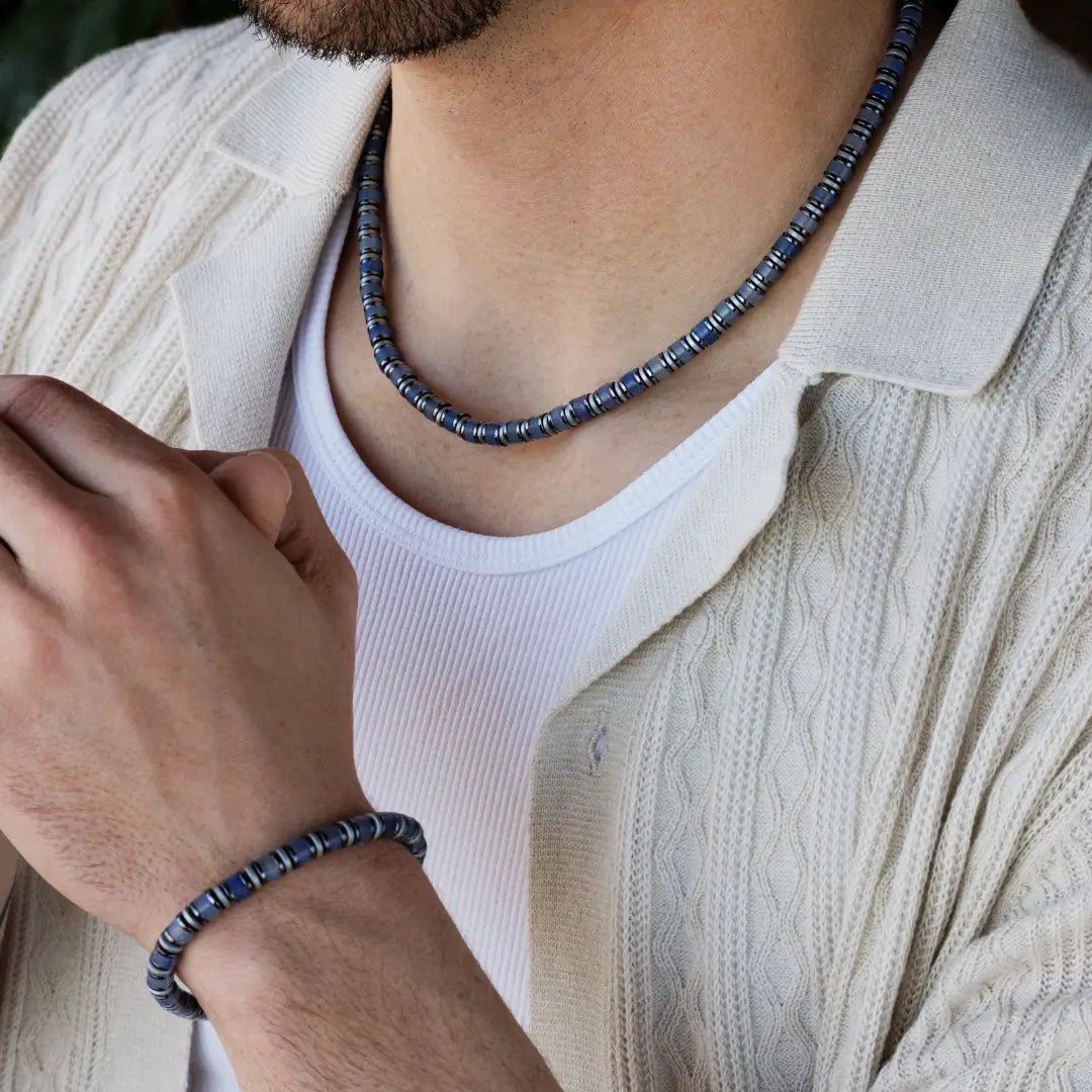 Blue Aventurine Necklace IV (6mm)