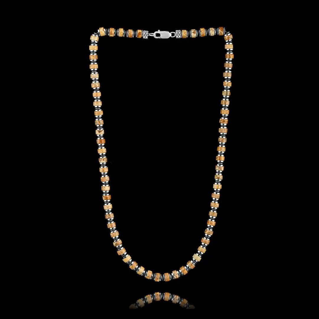 Landscape Jasper Necklace VII (6mm)