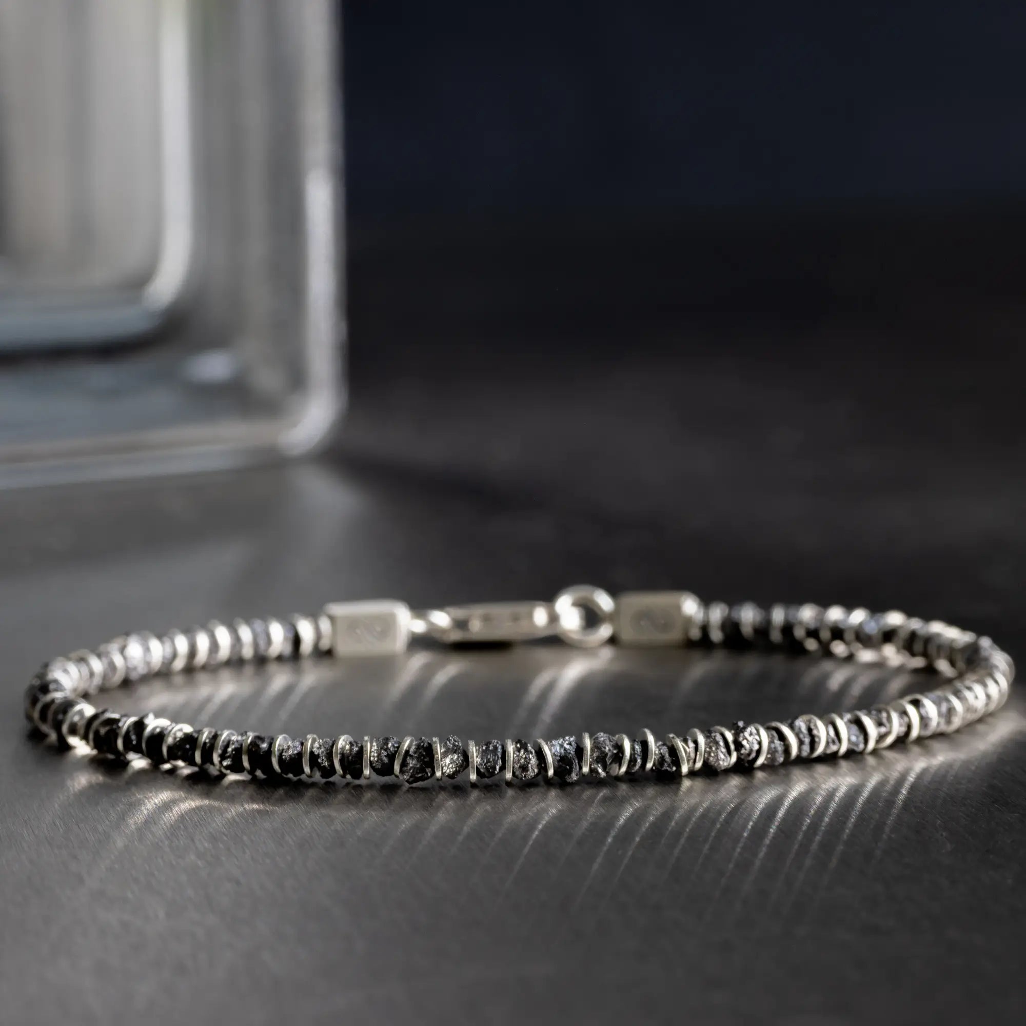Raw Black Diamond Bracelet III (2-3mm)