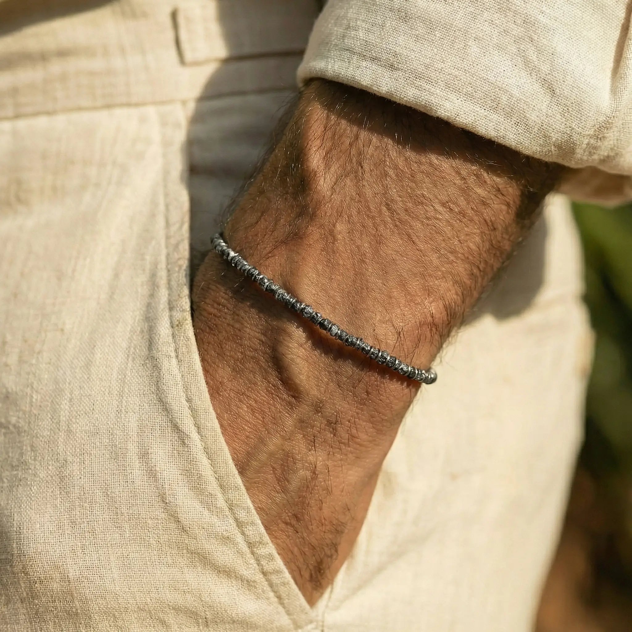 Raw Black Diamond Bracelet III (2-3mm)