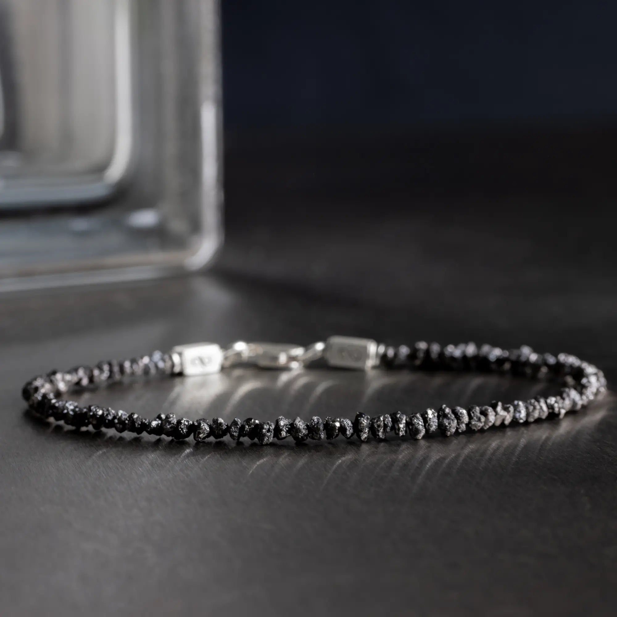 Raw Black Diamond Bracelet I (2-3mm)