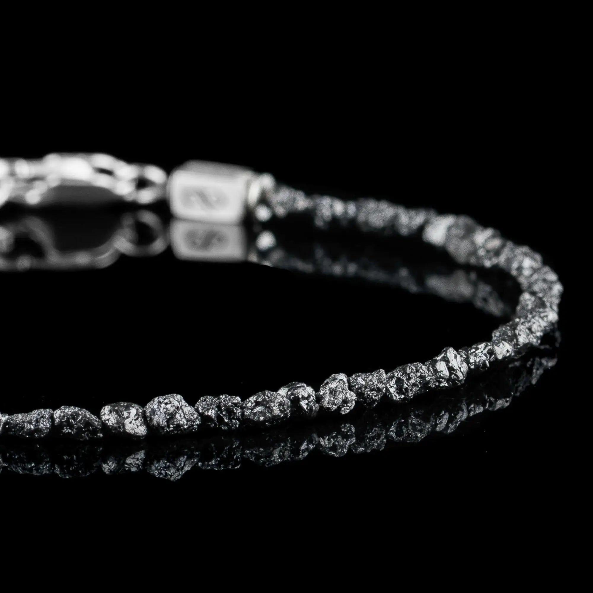 Raw Black Diamond Bracelet VII (2.5-3.5mm)