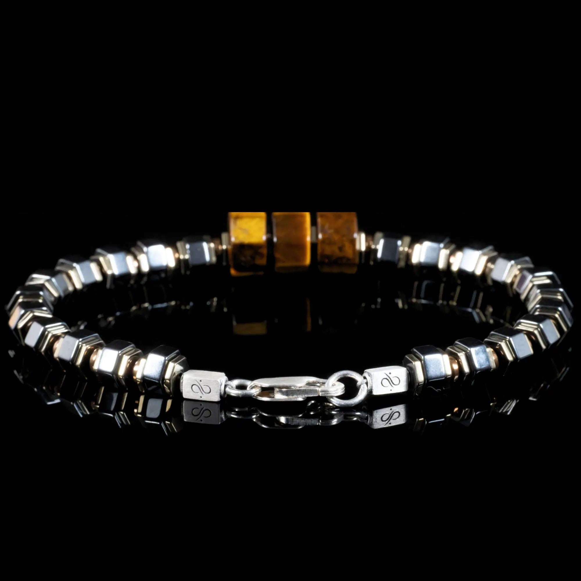 Tiger Eye - Hematite Bracelet XXI (6-9mm)
