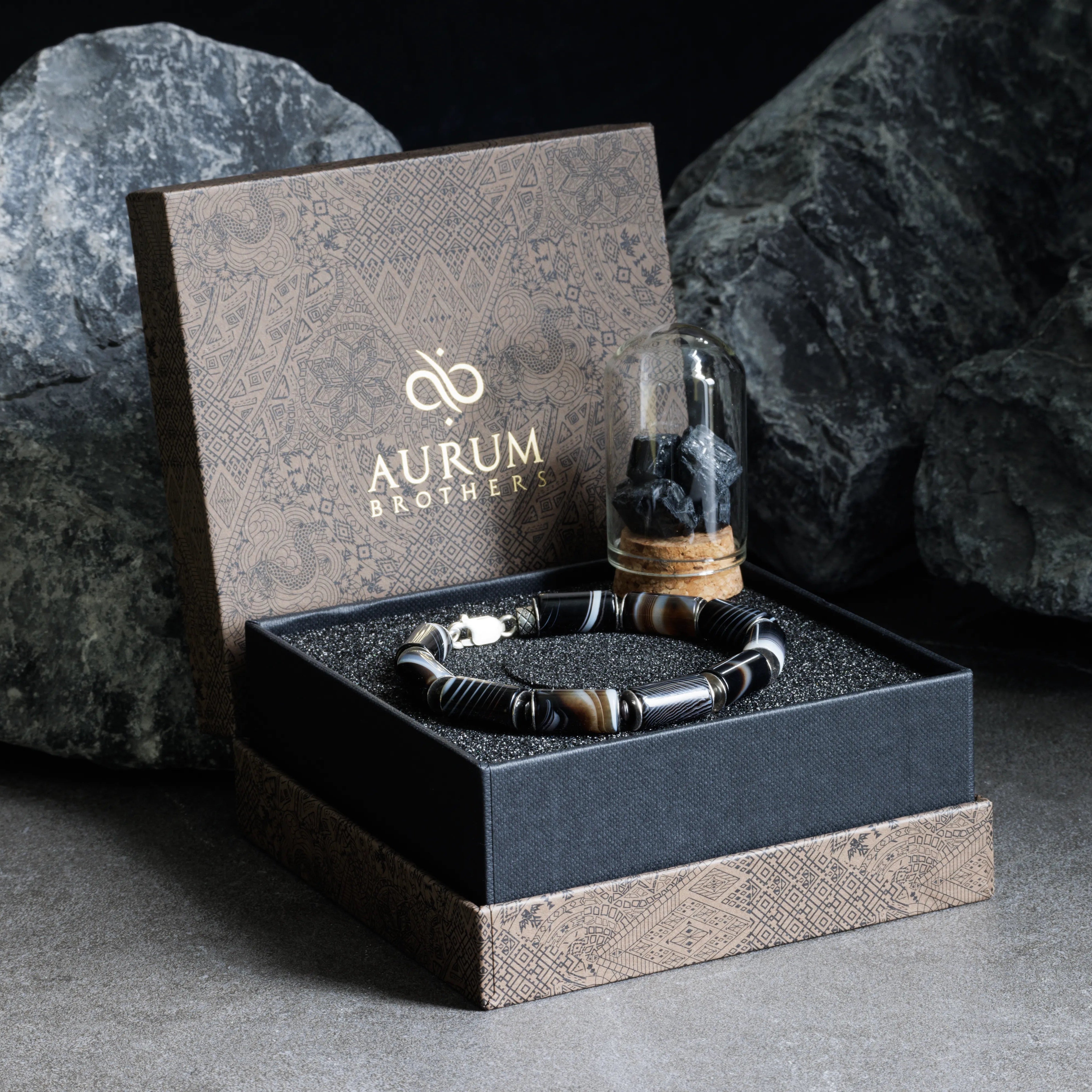 Tuxedo Agate Bracelet I (8mm)