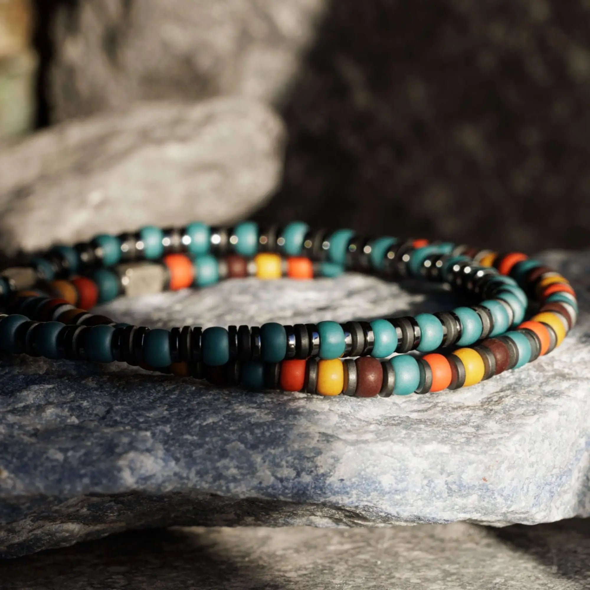 Hematite - Multicolor Bracelet XVIII (4mm)