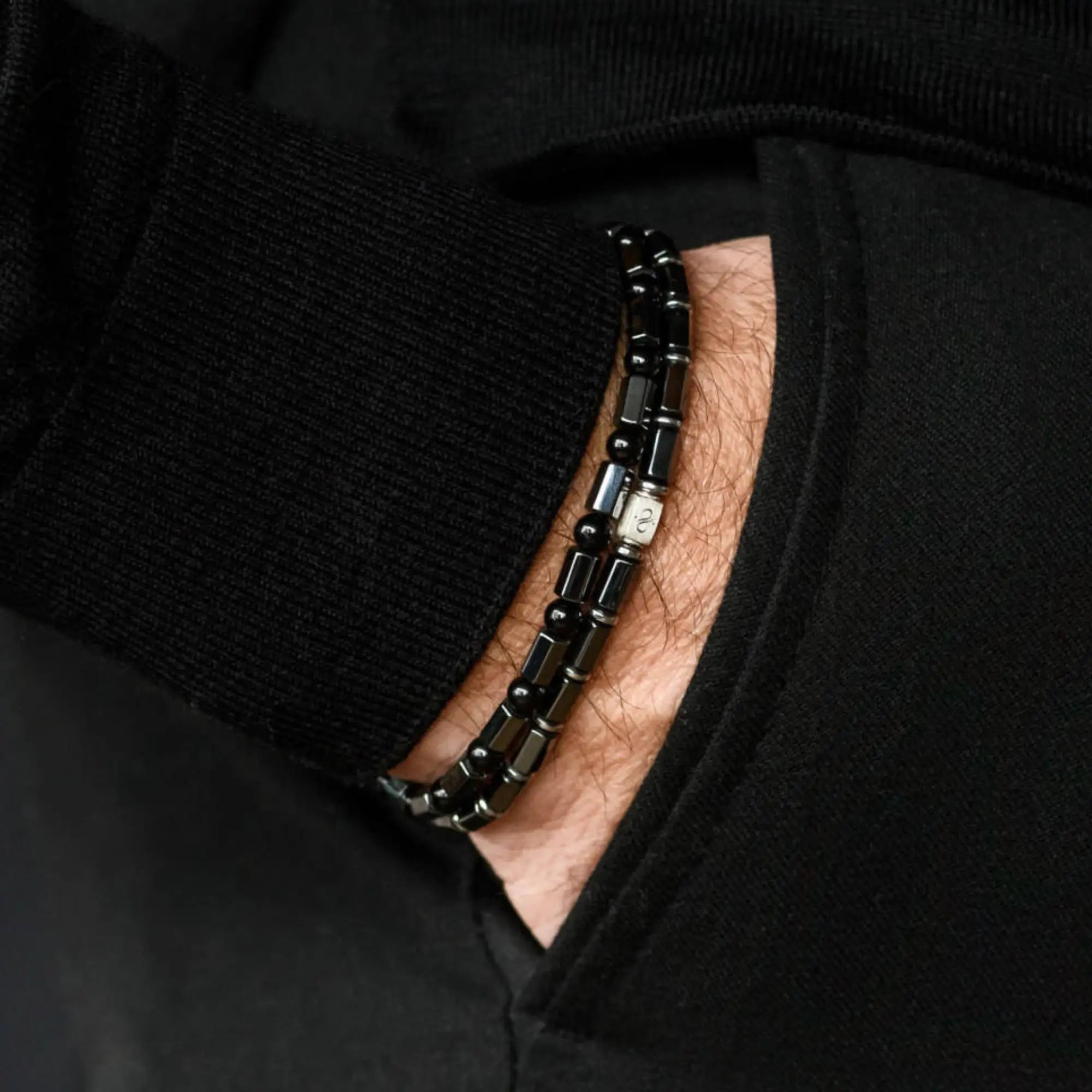 Hematite Hexagon Bracelet IV (4mm)