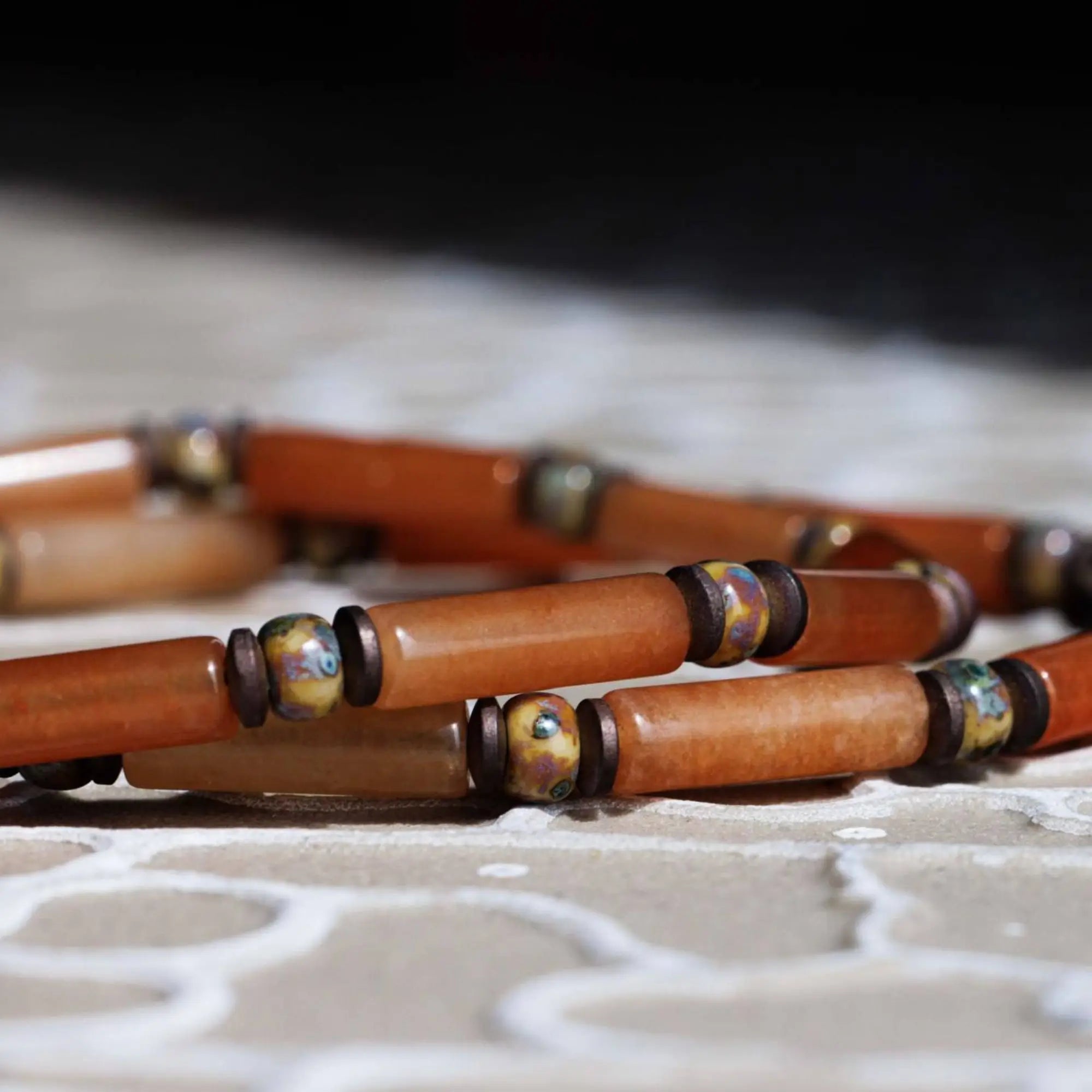 Orange Aventurine Bracelet IV (4mm)
