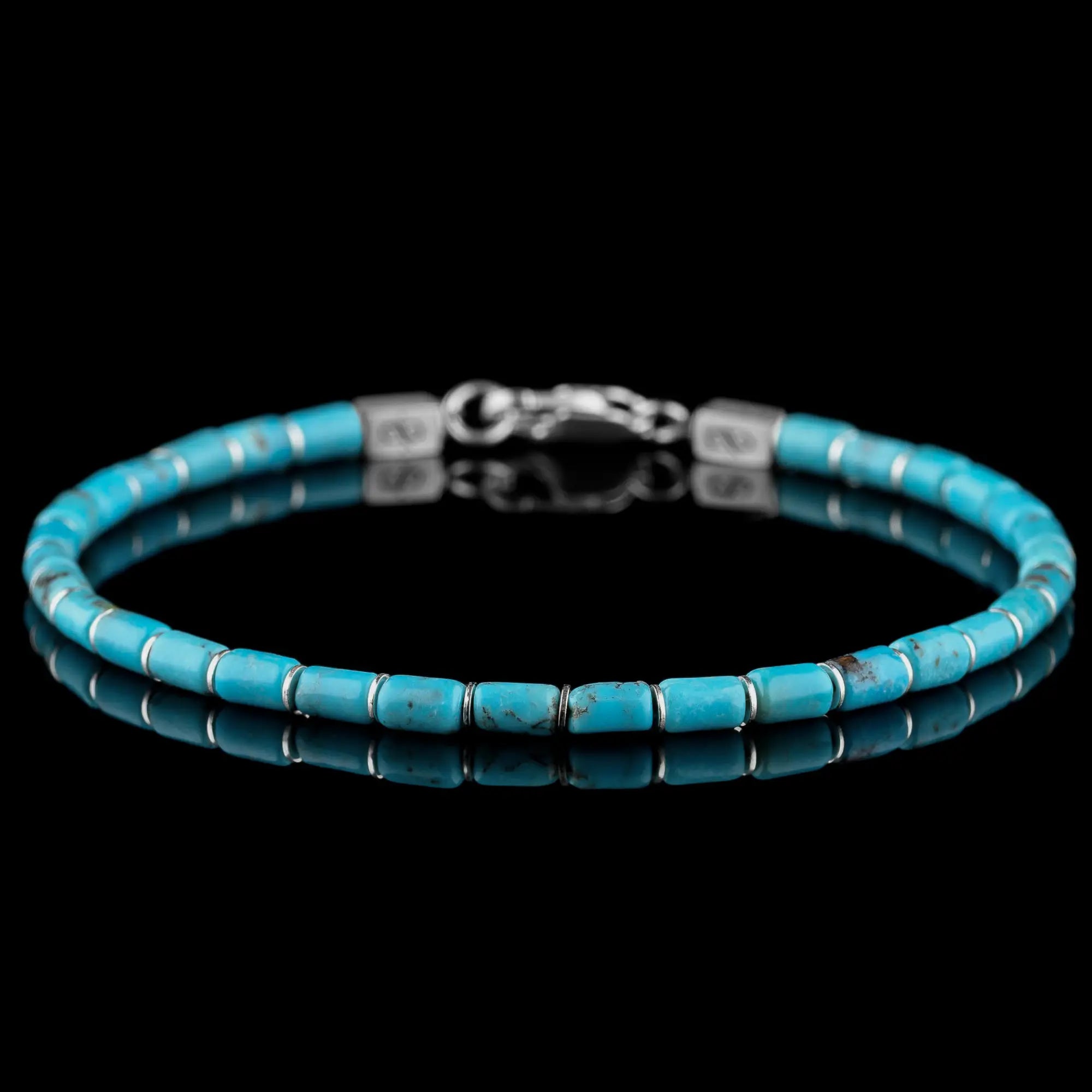 Arizona Blue Turquoise Bracelet II (3mm)