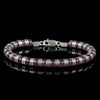 Armored Strawberry Quartz Bracelet II (6mm)