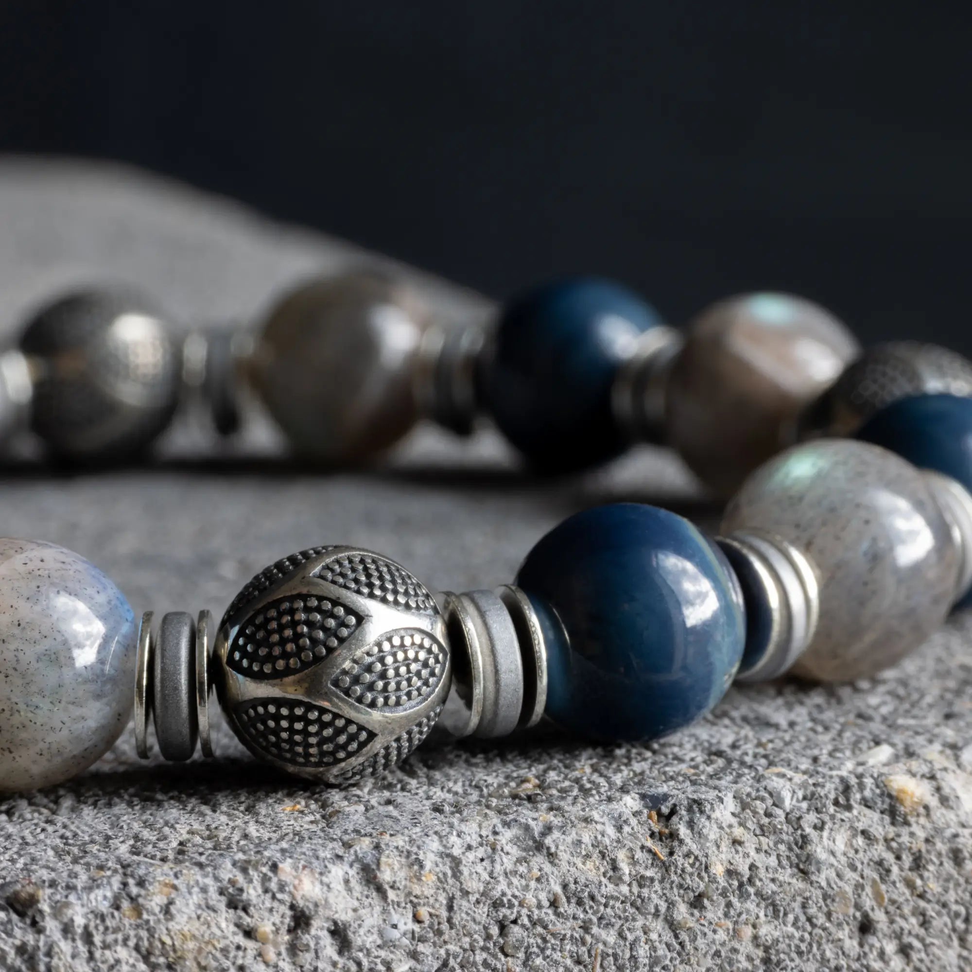 Banded Labradorite - Sieberstein Nascor Bracelet I (10mm)