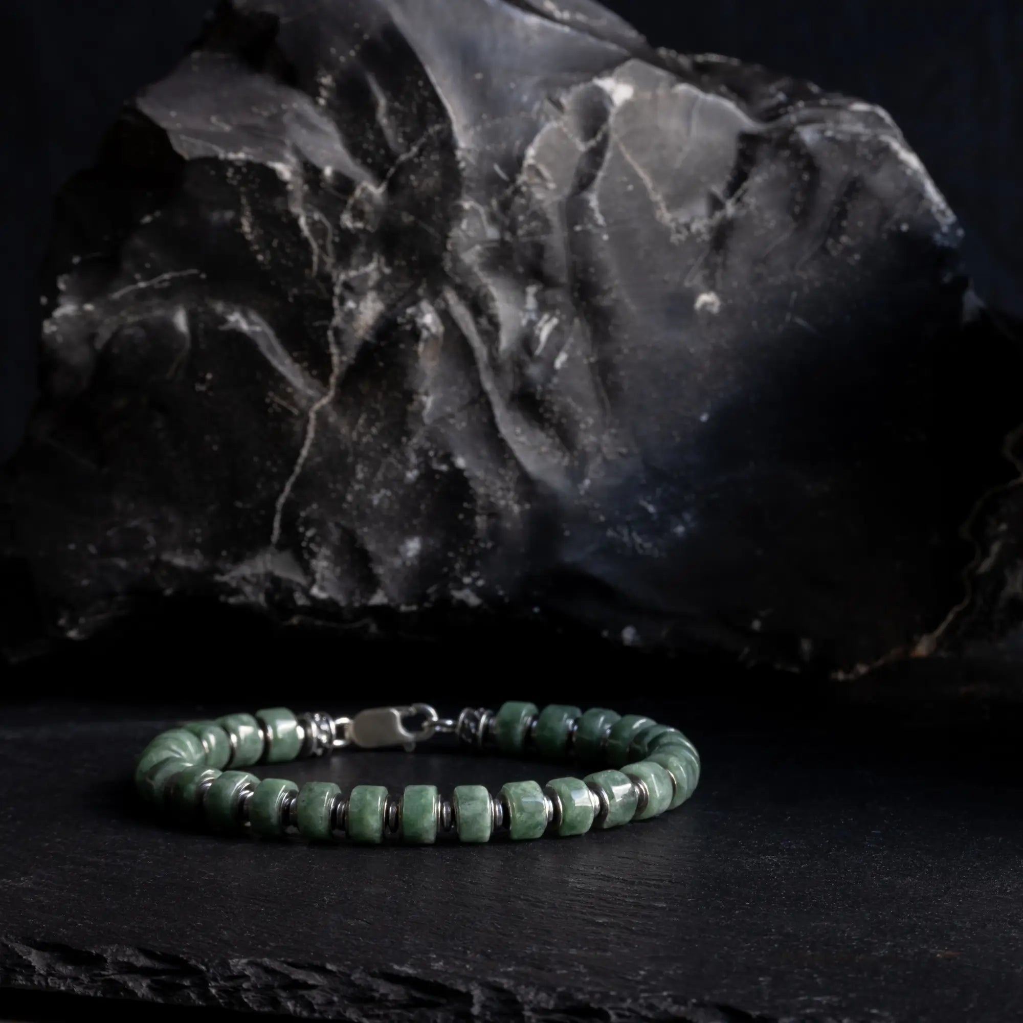 Burmese Green Jade Bracelet XXI (7.5-8mm)