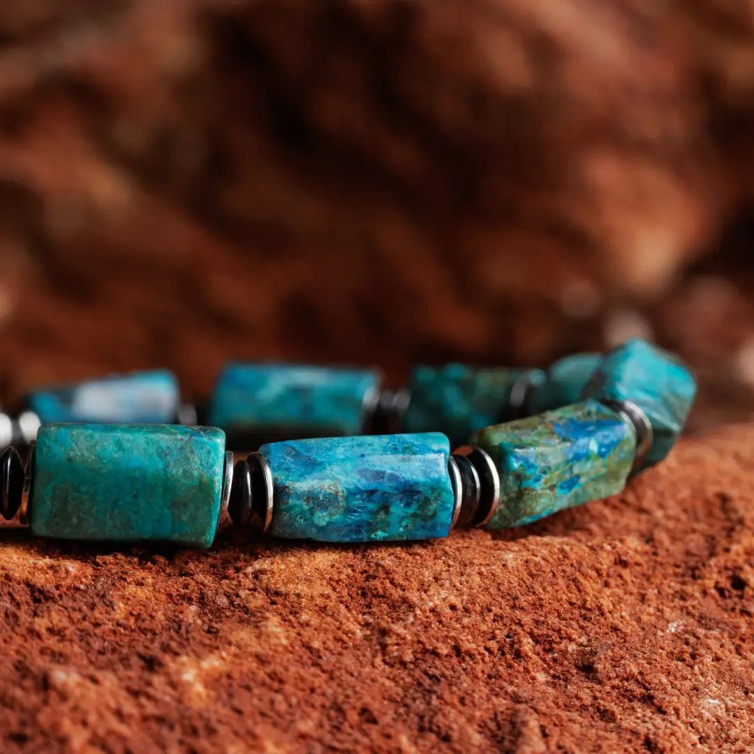 Chrysocolla Azurite Bracelet II (6-8mm)