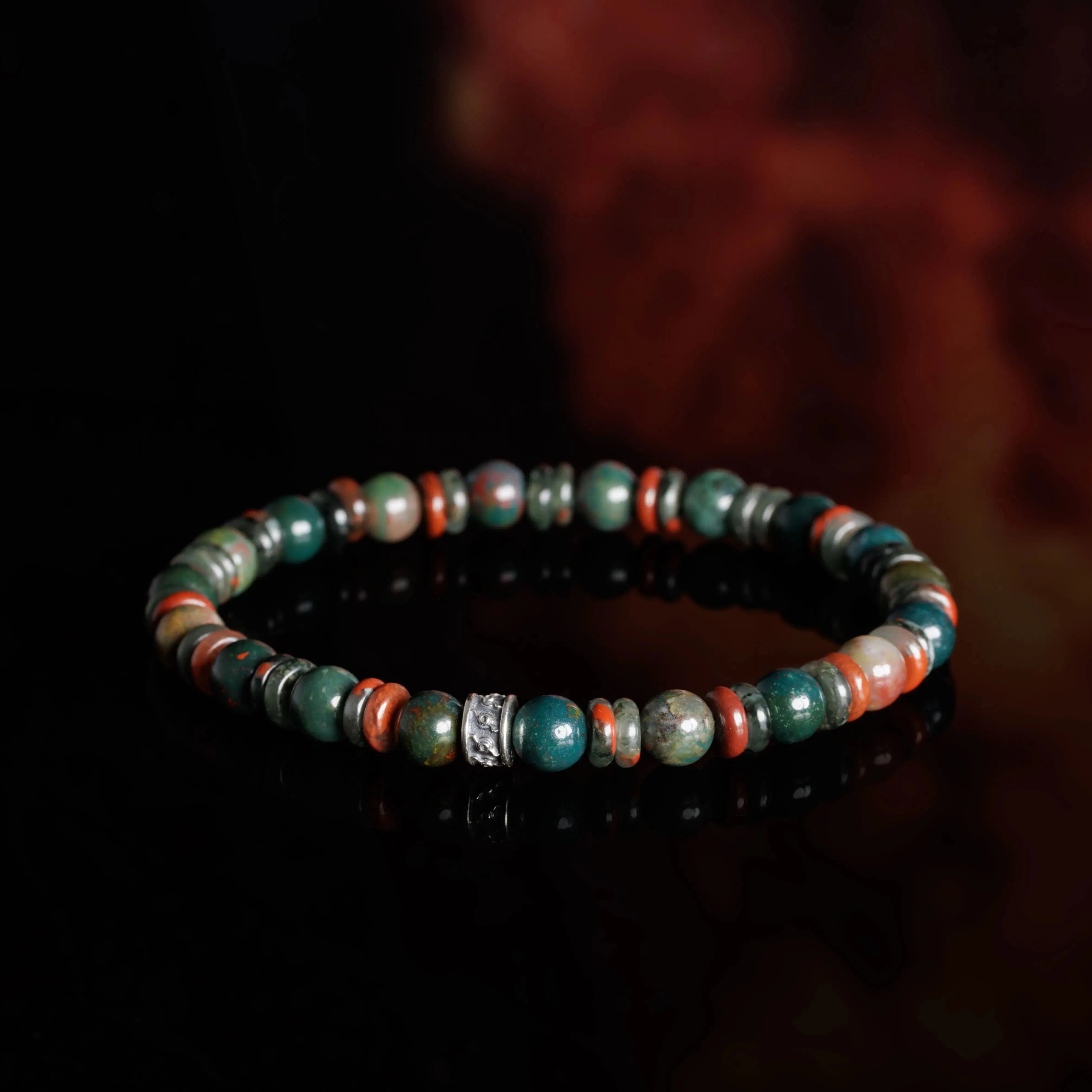 Bloodstone Bracelet I (6mm)