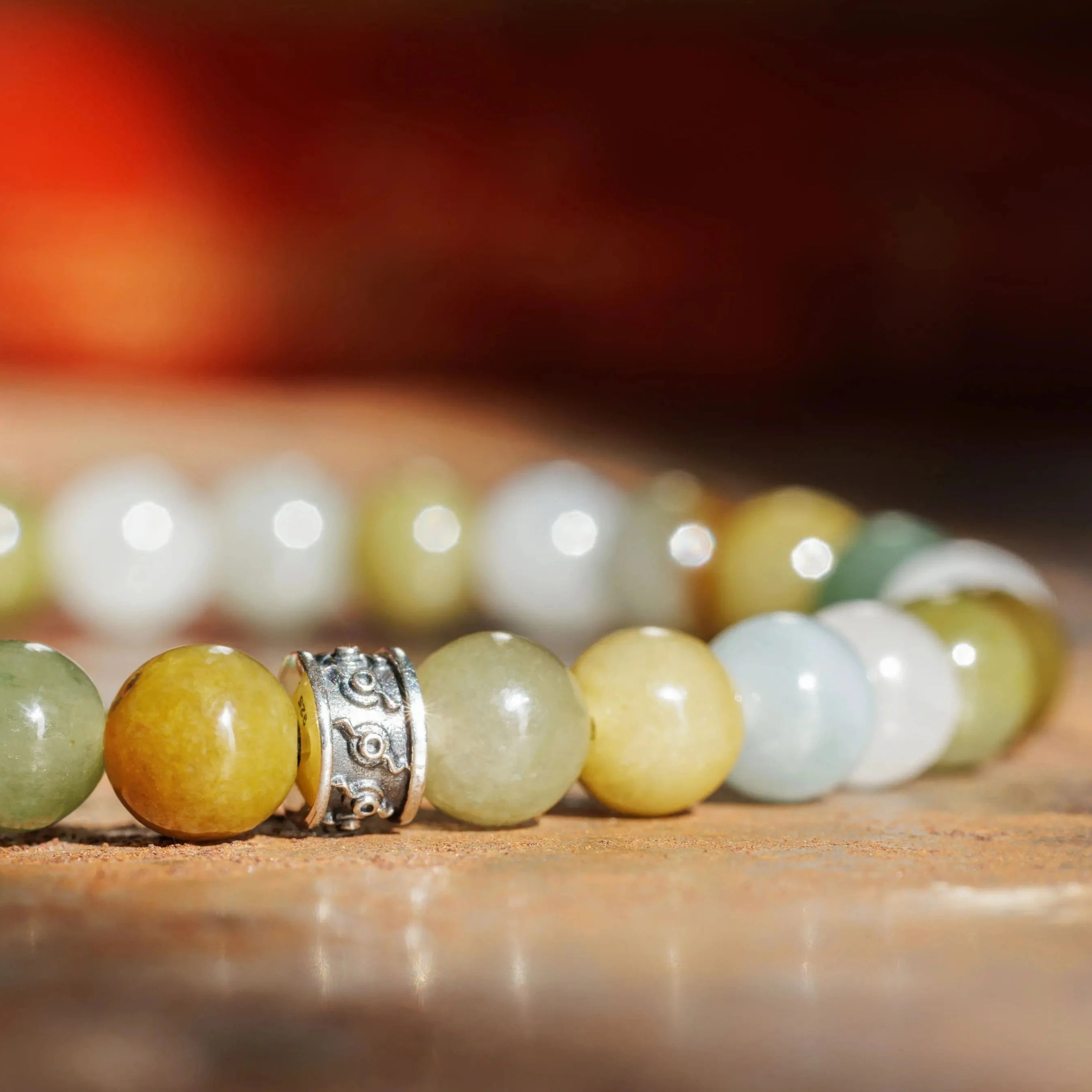 Burmese Multicolor Jade Bracelet VI (7mm)