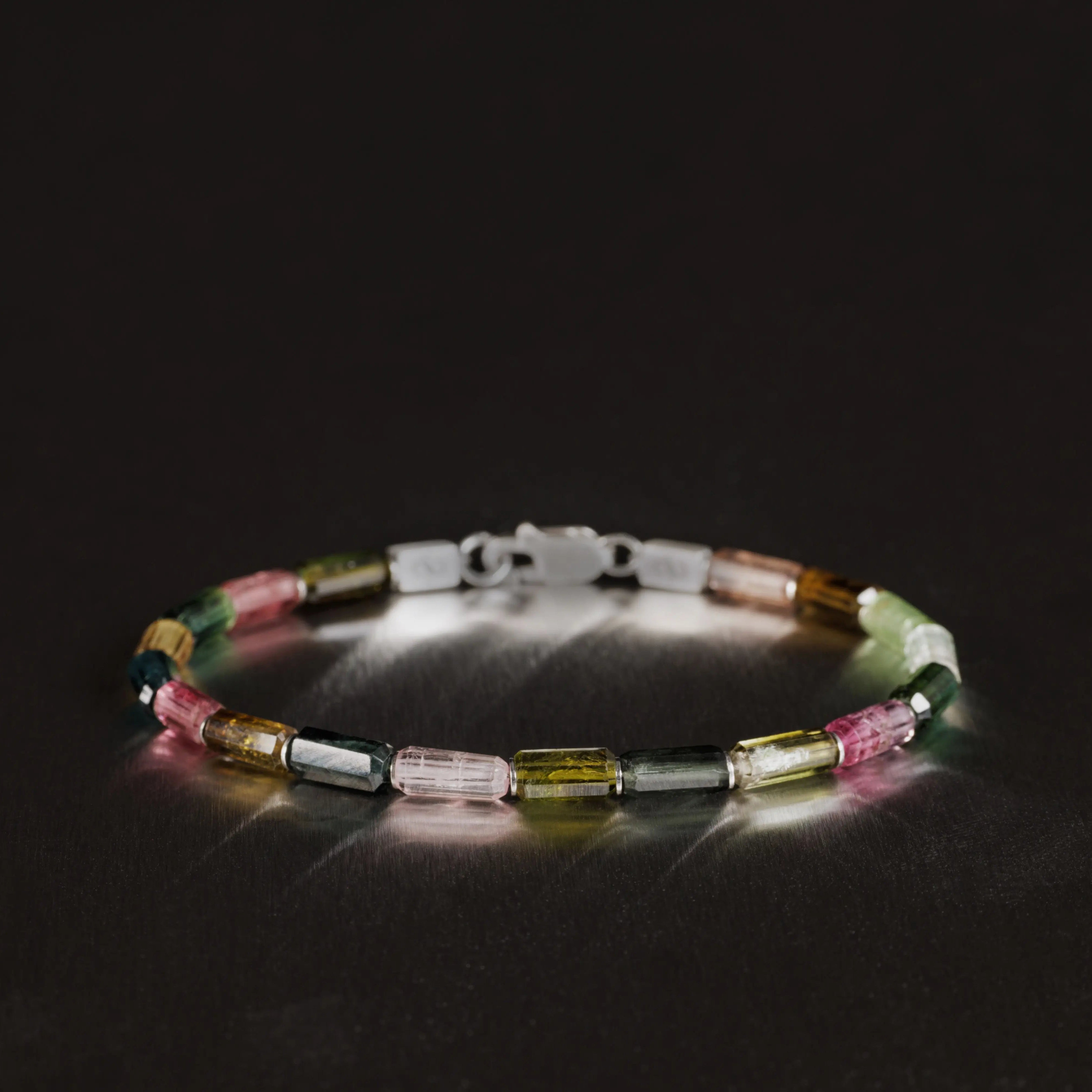 Multicolor Tourmaline Bracelet VII (4mm/27ct)