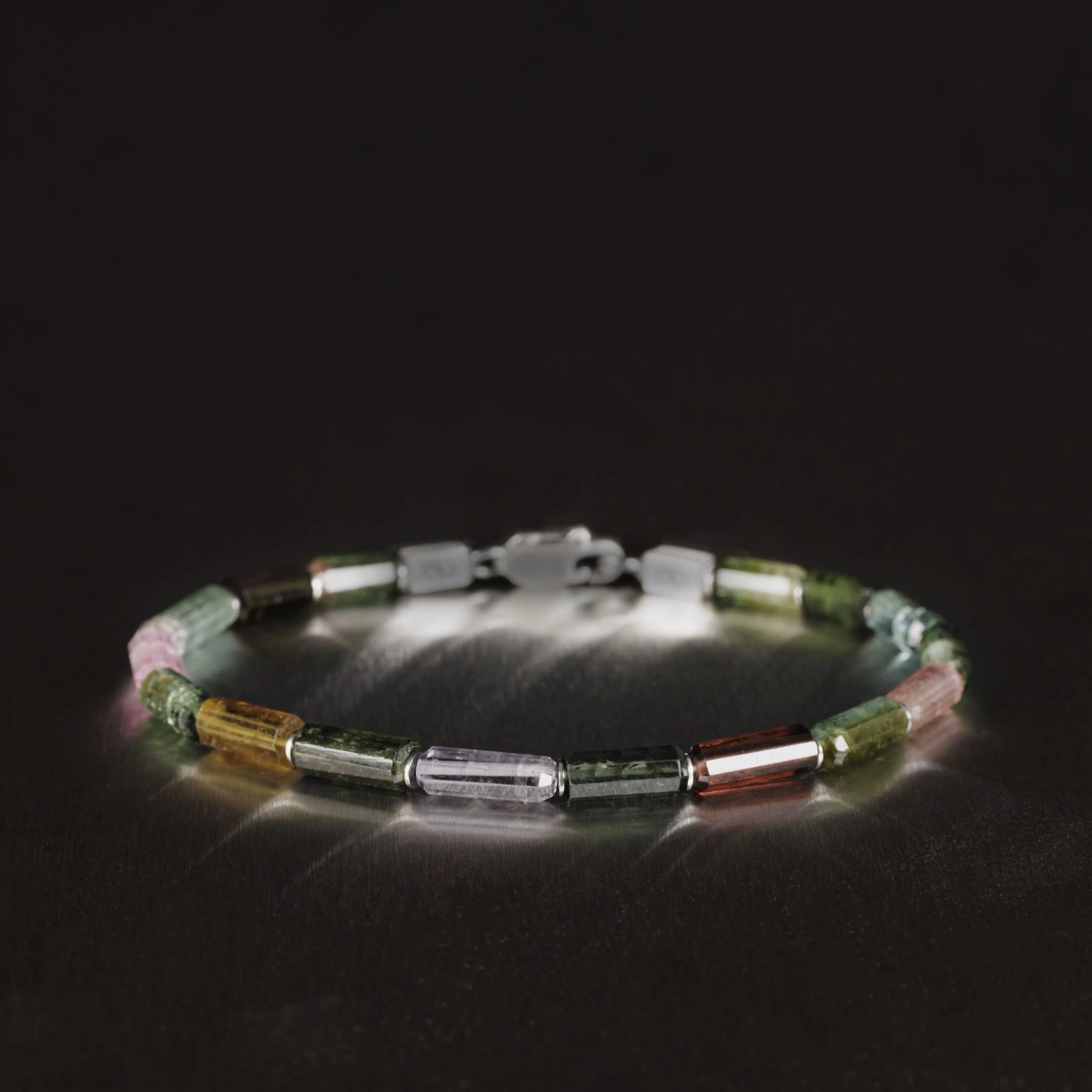 Multicolor Tourmaline Bracelet VIII (4mm/27ct)