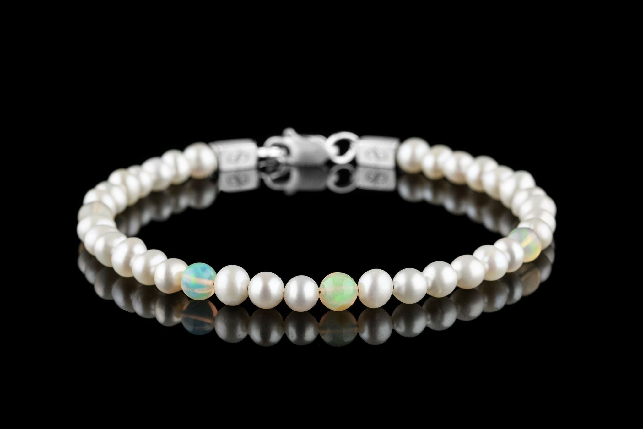 Opal – Pearl Bracelet X (4mm) (8818042011983)