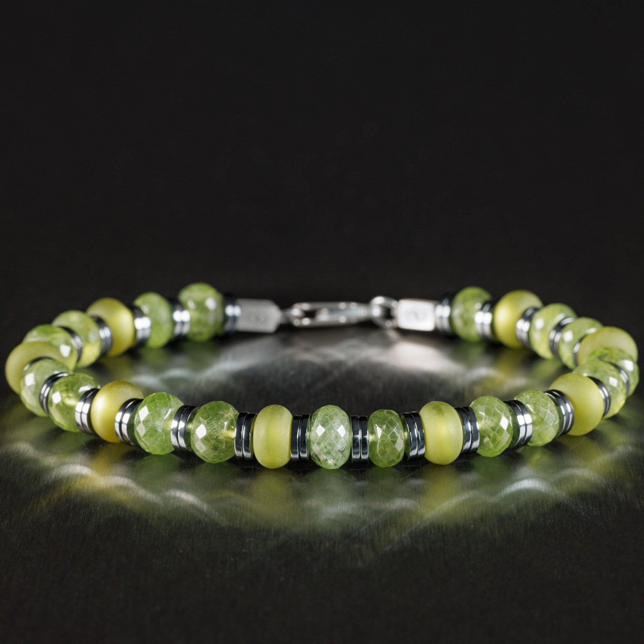 Pulsera de Peridoto VI (7,5-8mm)