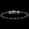 Raw Black Diamond - Black Spinel Bracelet II (2-3mm)