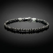 Raw Black Diamond Bracelet 15 carats (3-4mm)
