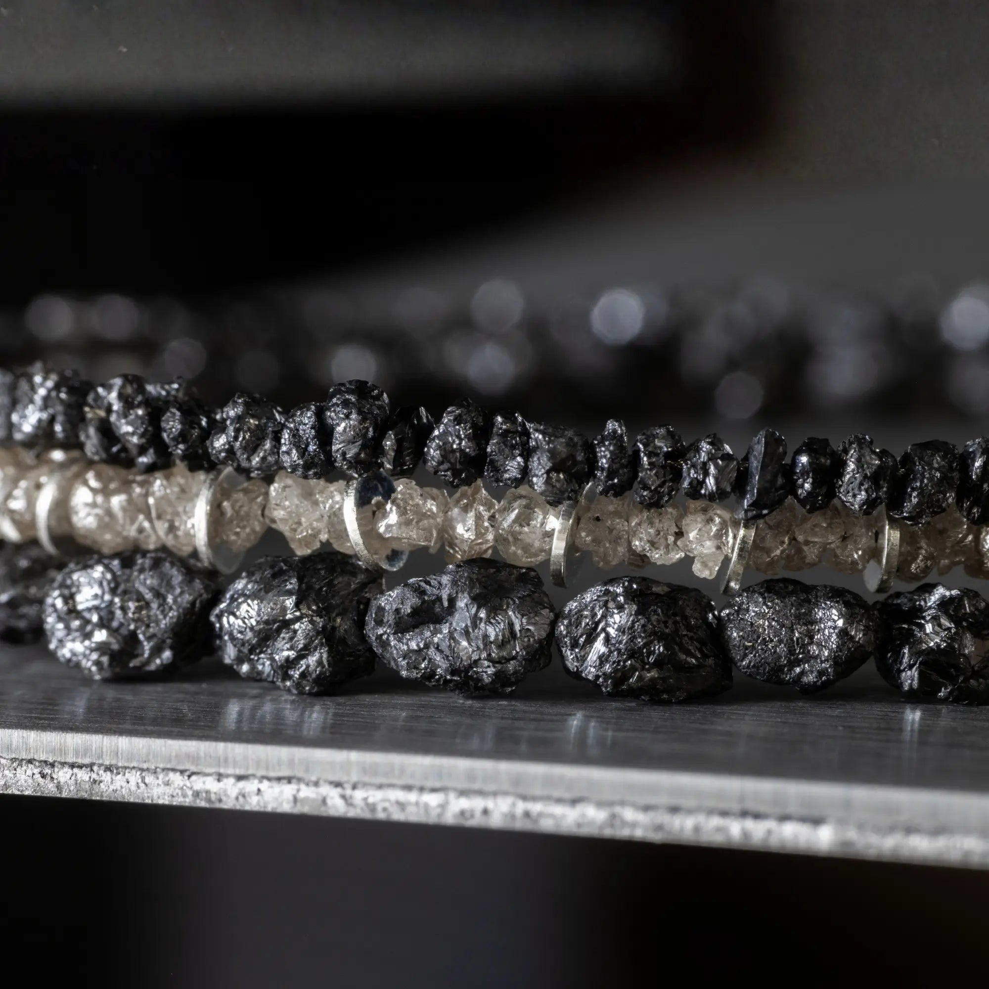 Raw Brown Diamond Bracelet I (2mm)