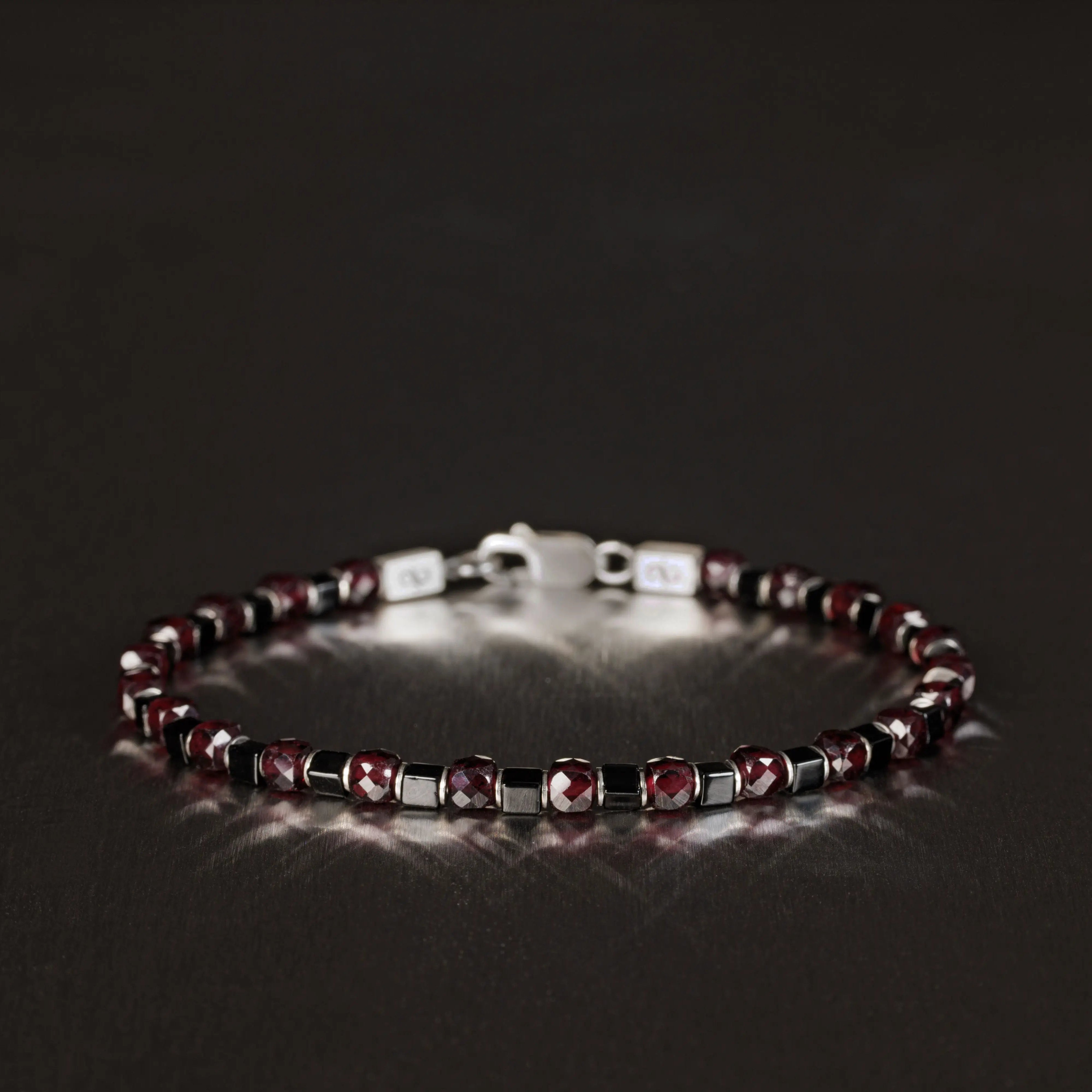 Red Garnet Bracelet XI (4mm)