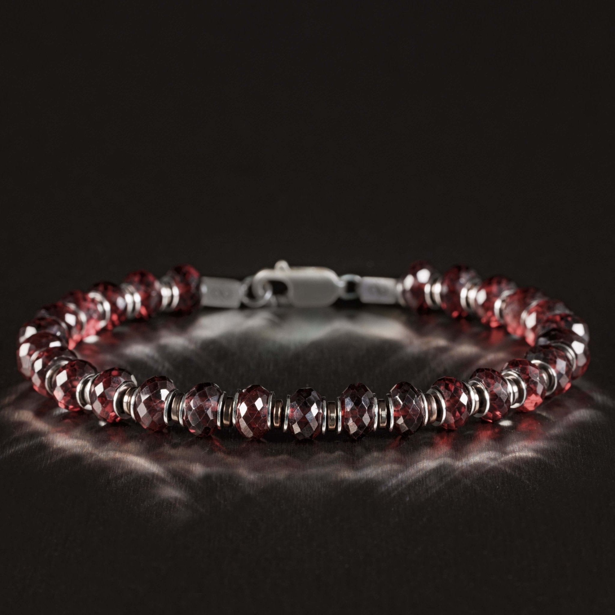 Red Garnet Bracelet I (7-8mm)