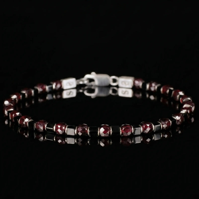 Red Garnet Bracelet XI (4mm)