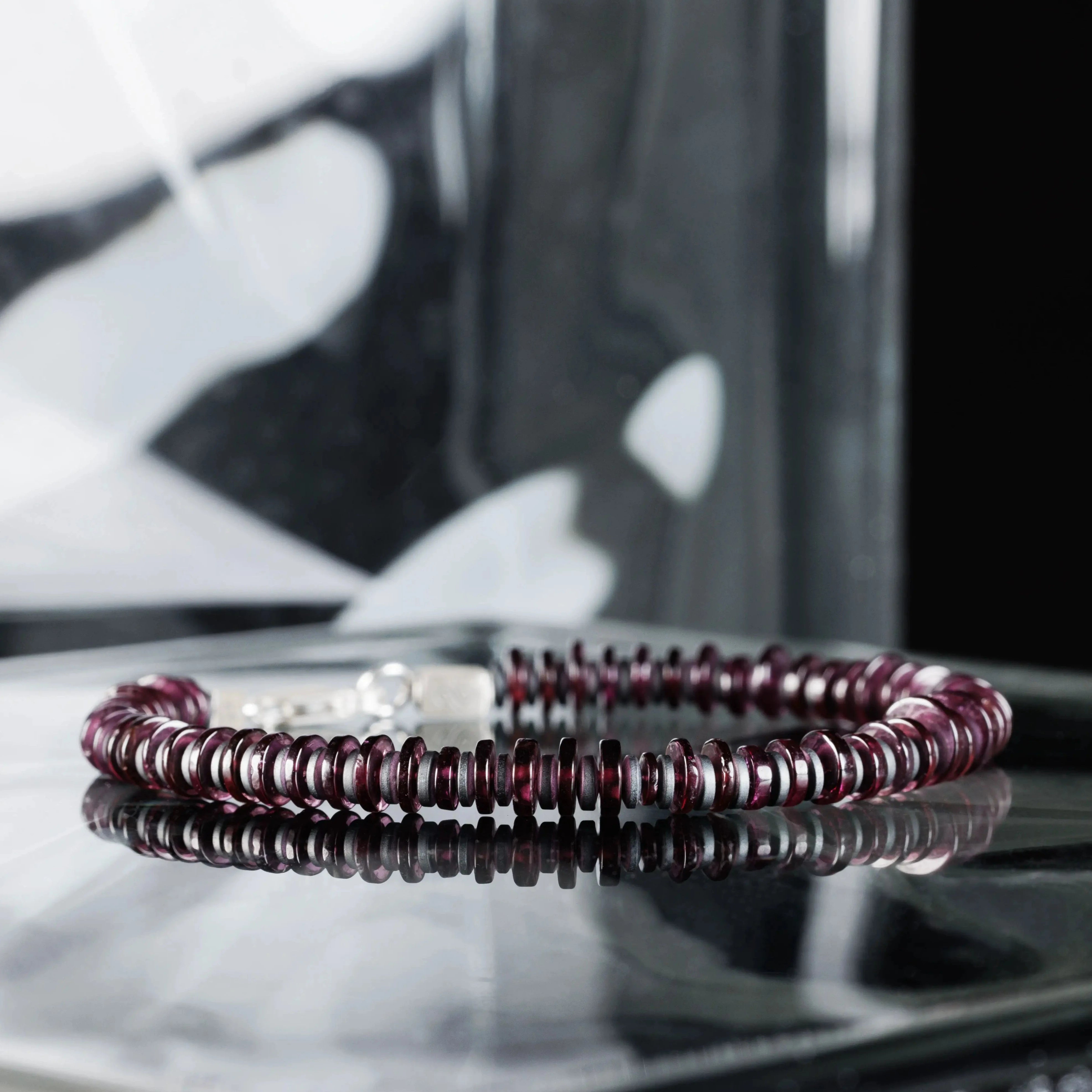 Rhodolite Garnet Bracelet III (3-6mm)