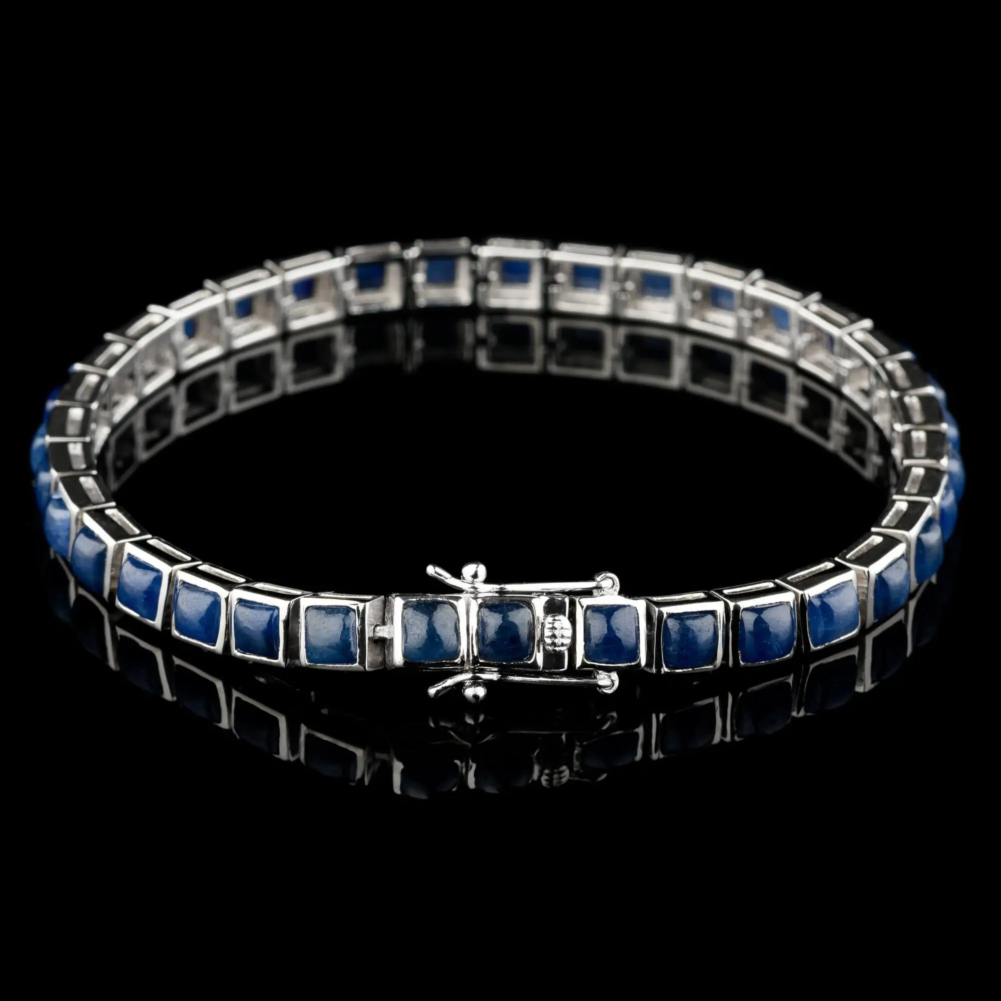 Sapphire - Silver Tennis Bracelet I