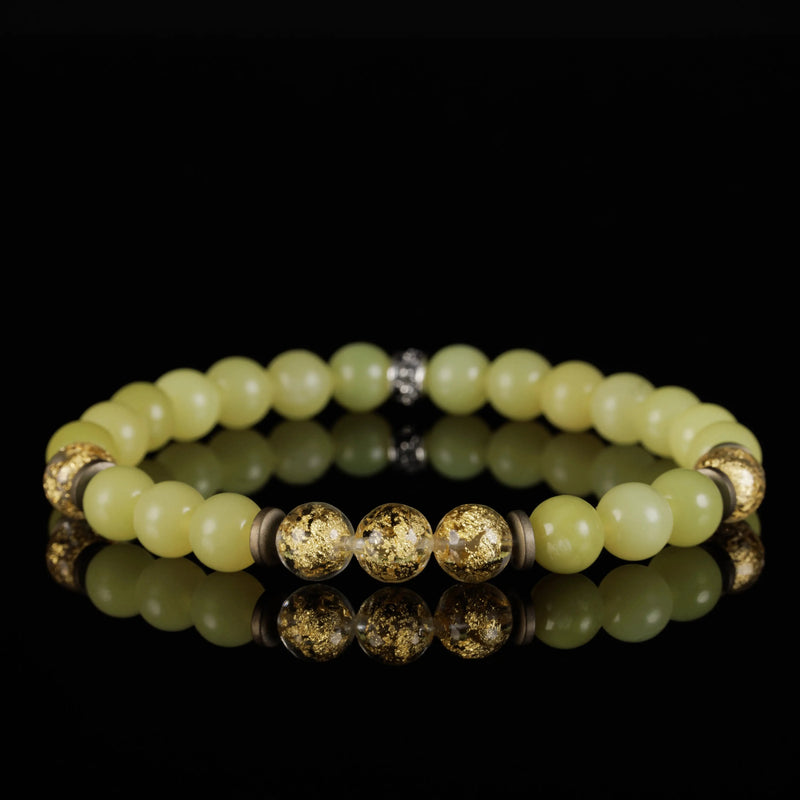 Golden Murano - Serpentine Bracelet III (8mm)
