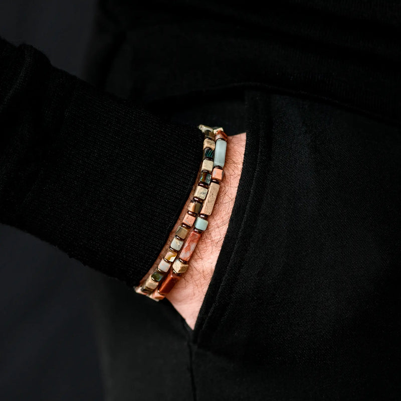 Imperial Jasper Bracelet VI (4mm) - Primary Specimen